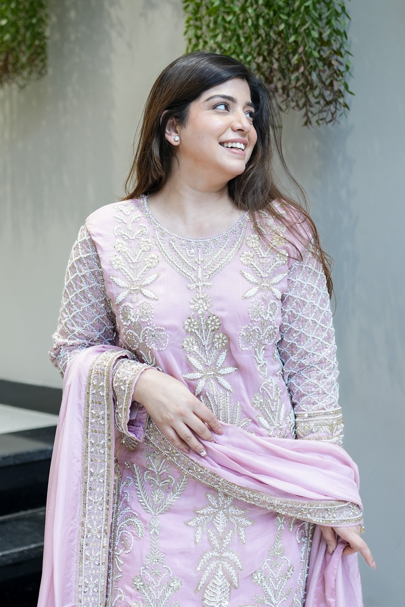 Revati Hand Embroidered Suit Set