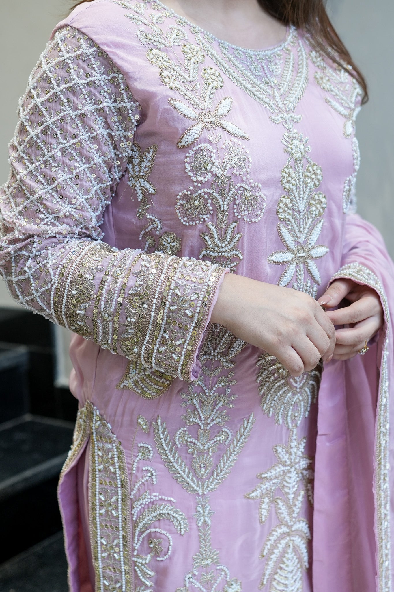 Revati Hand Embroidered Suit Set