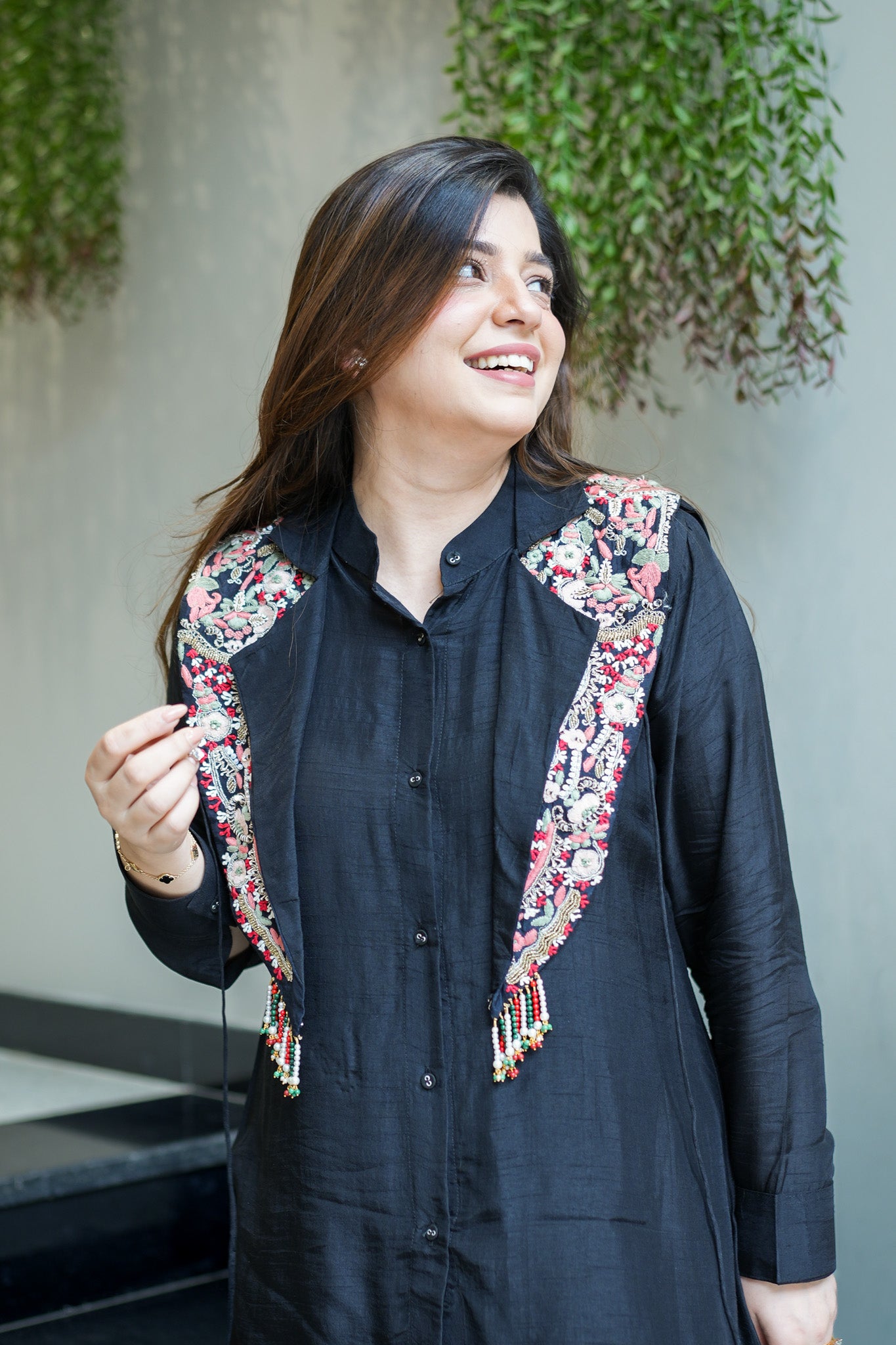 Raya Hand Embroidered Co ord Set