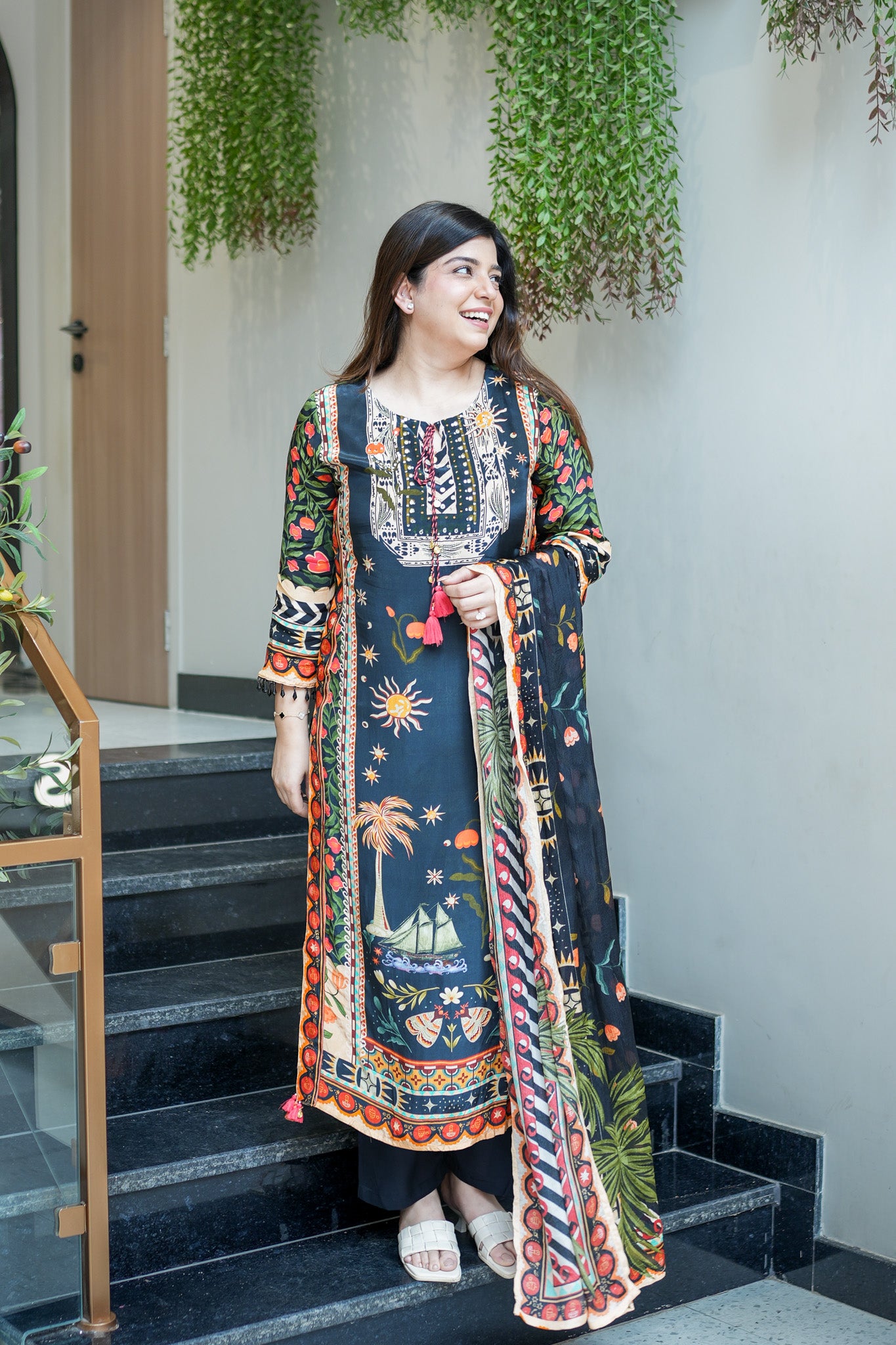 Aarvi Printed Suit Set