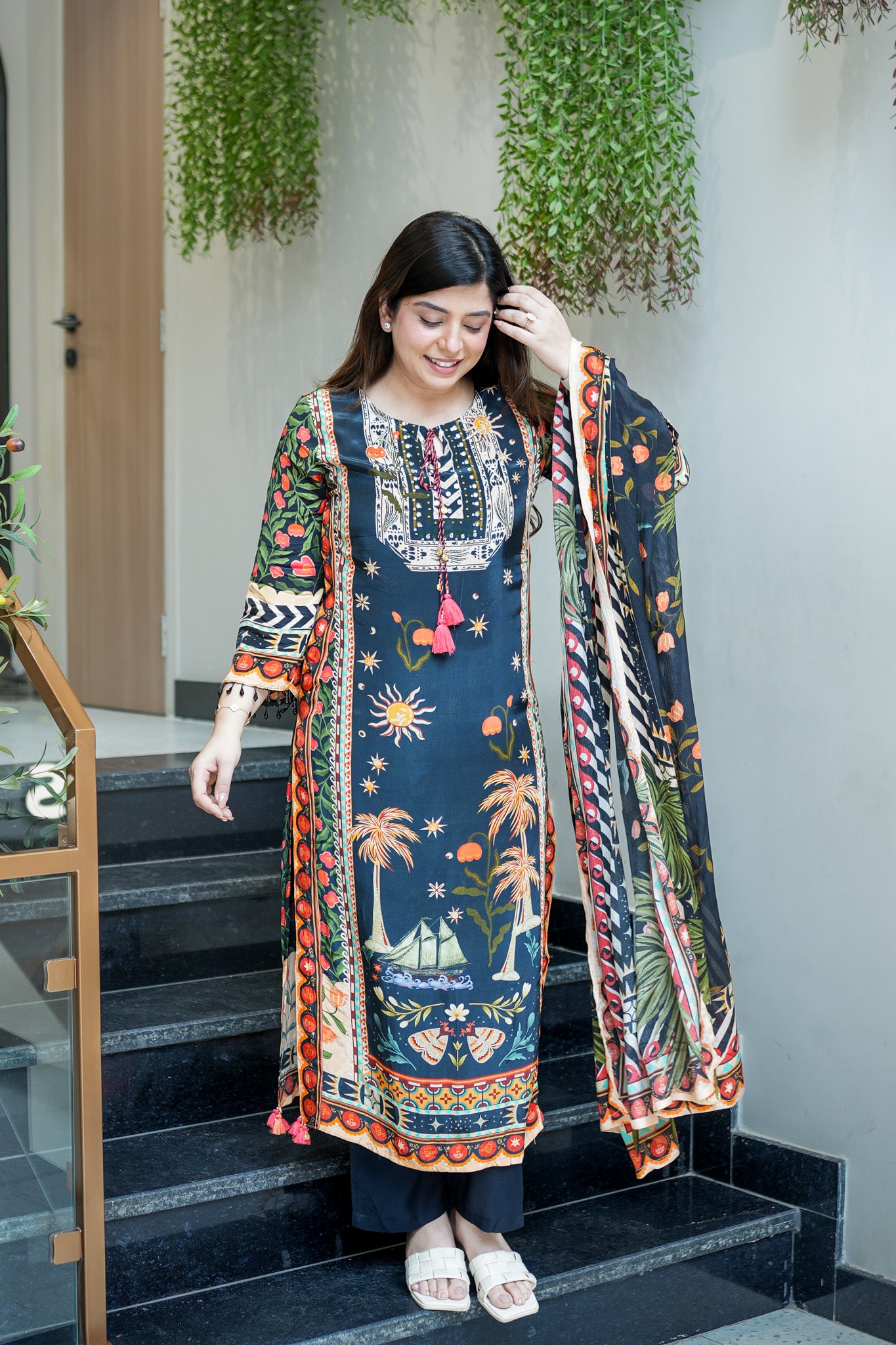 Aarvi Printed Suit Set