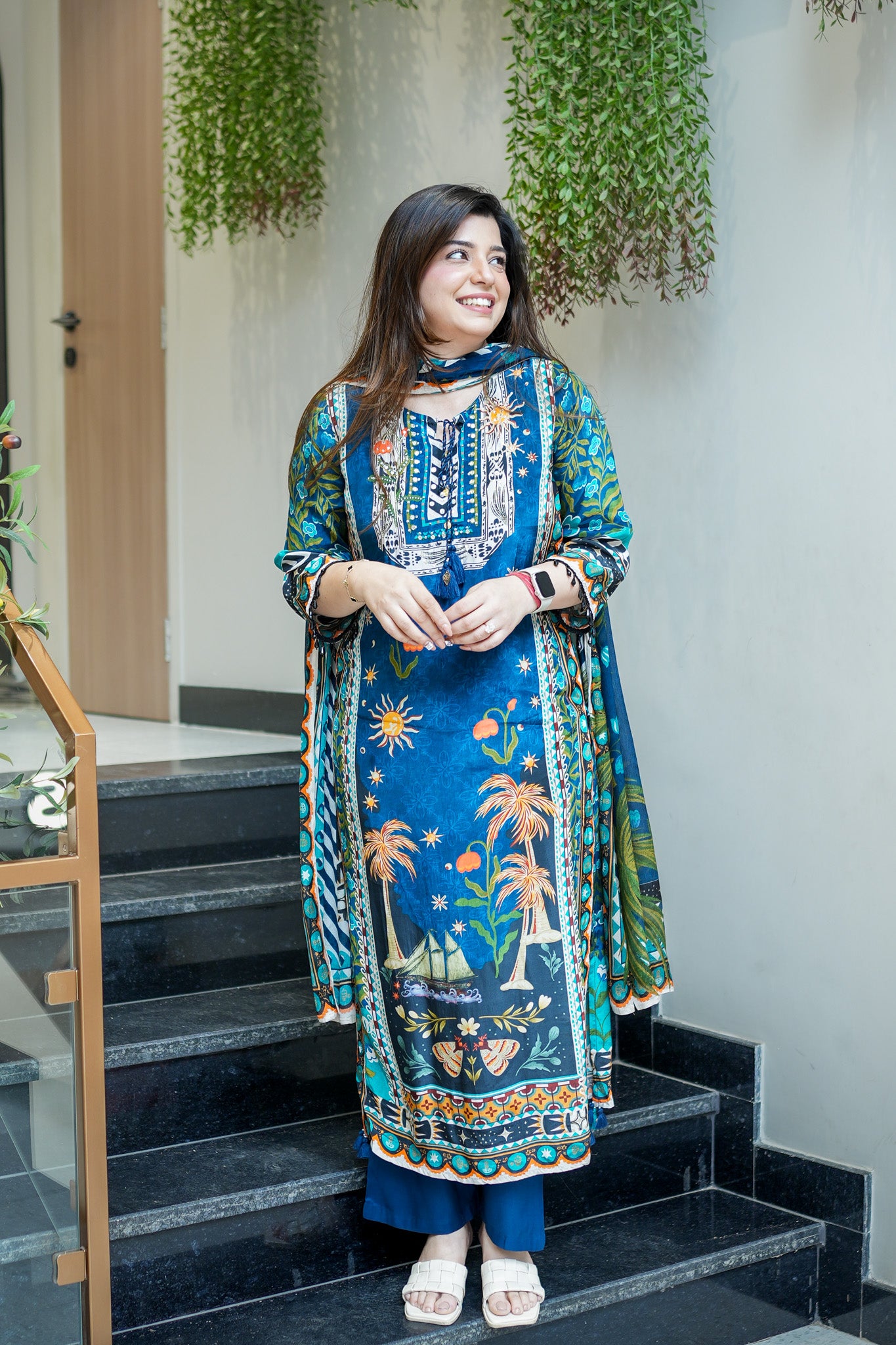 Aarvi Printed Suit Set