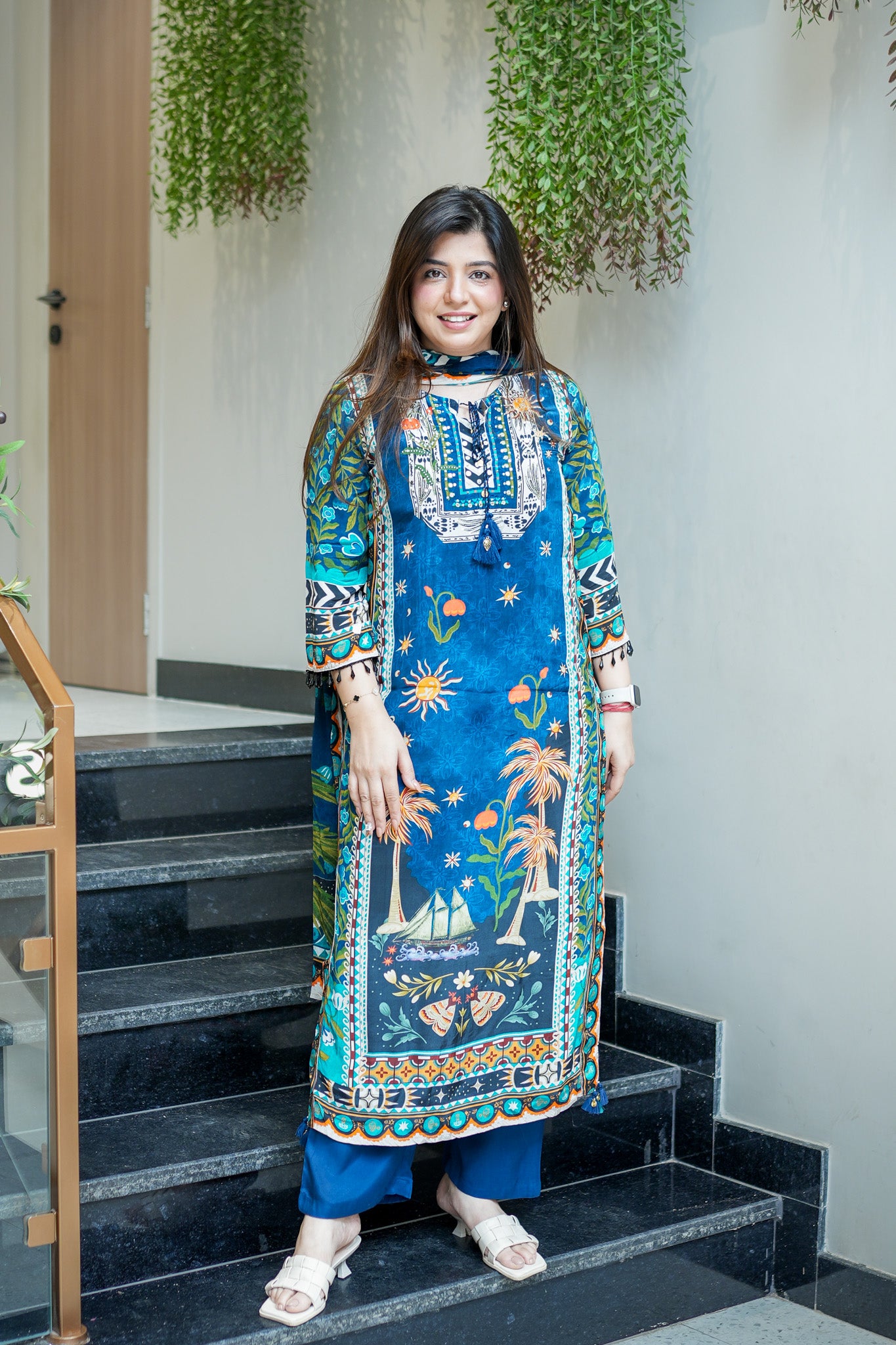 Aarvi Printed Suit Set