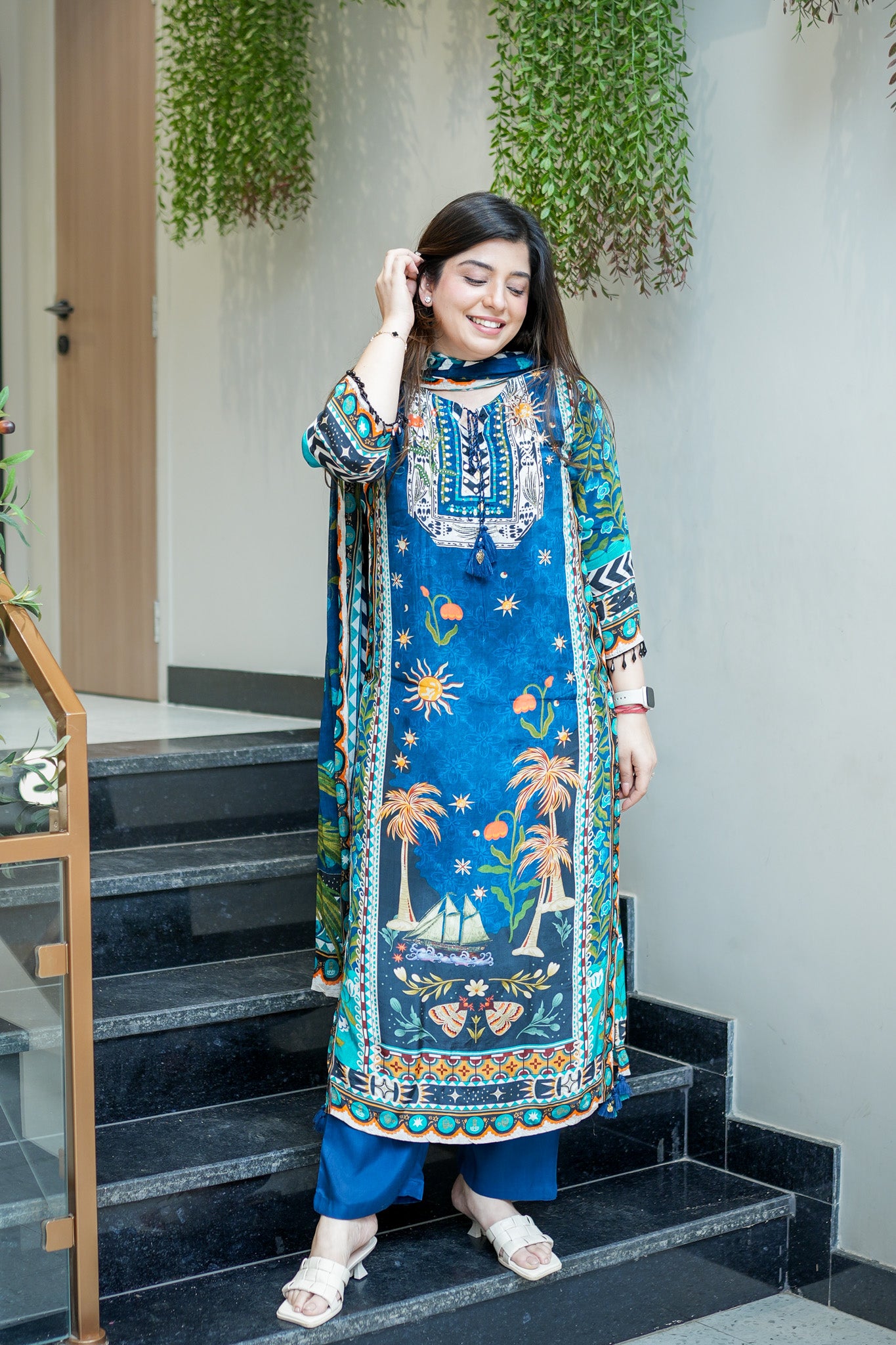 Aarvi Printed Suit Set