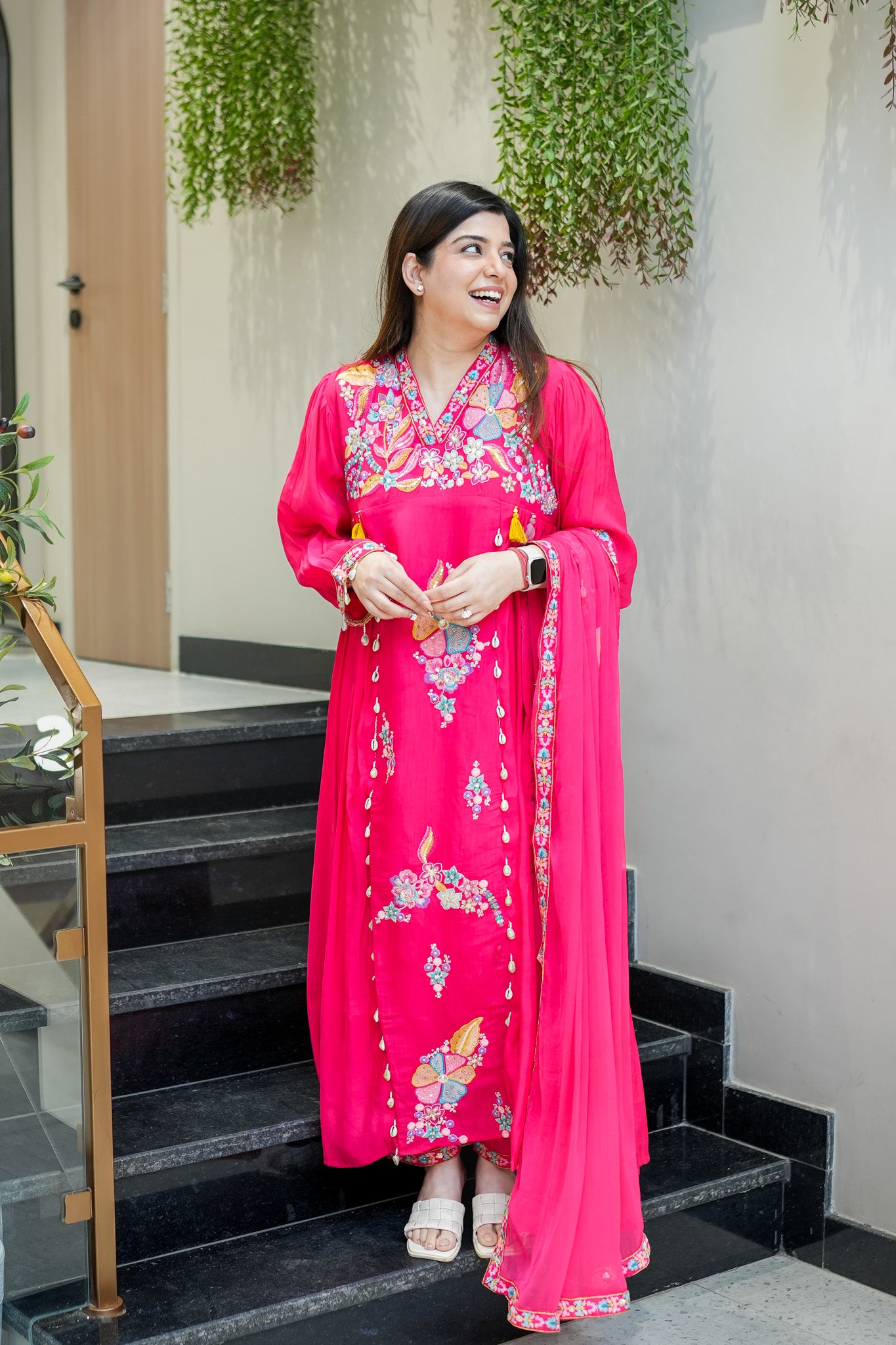 Kimaya Floral Detailing Suit Set