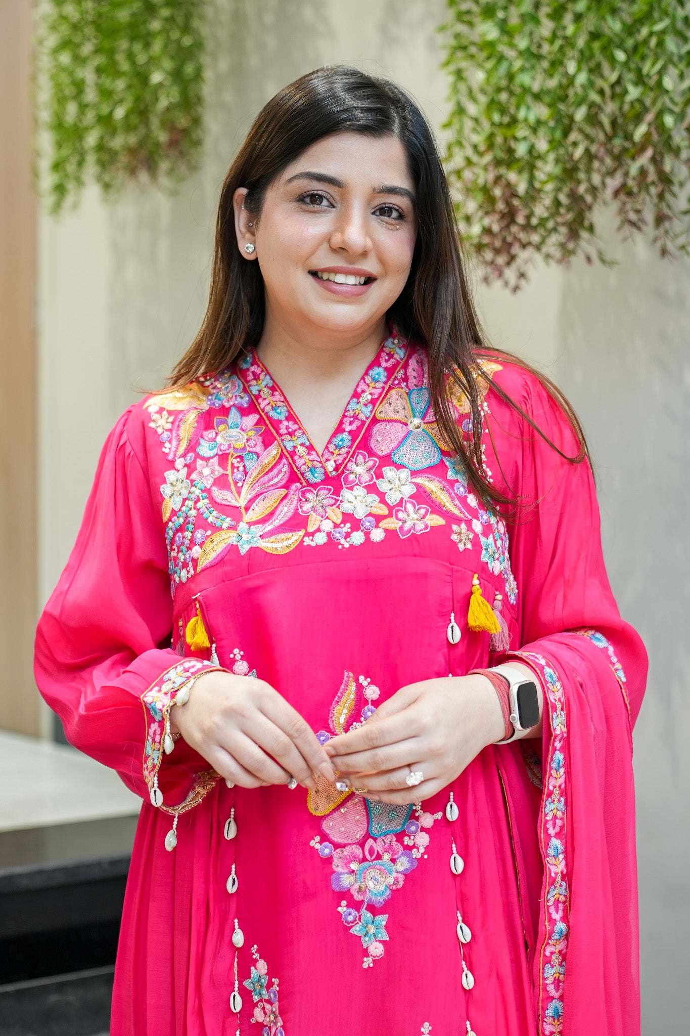 Kimaya Floral Detailing Suit Set