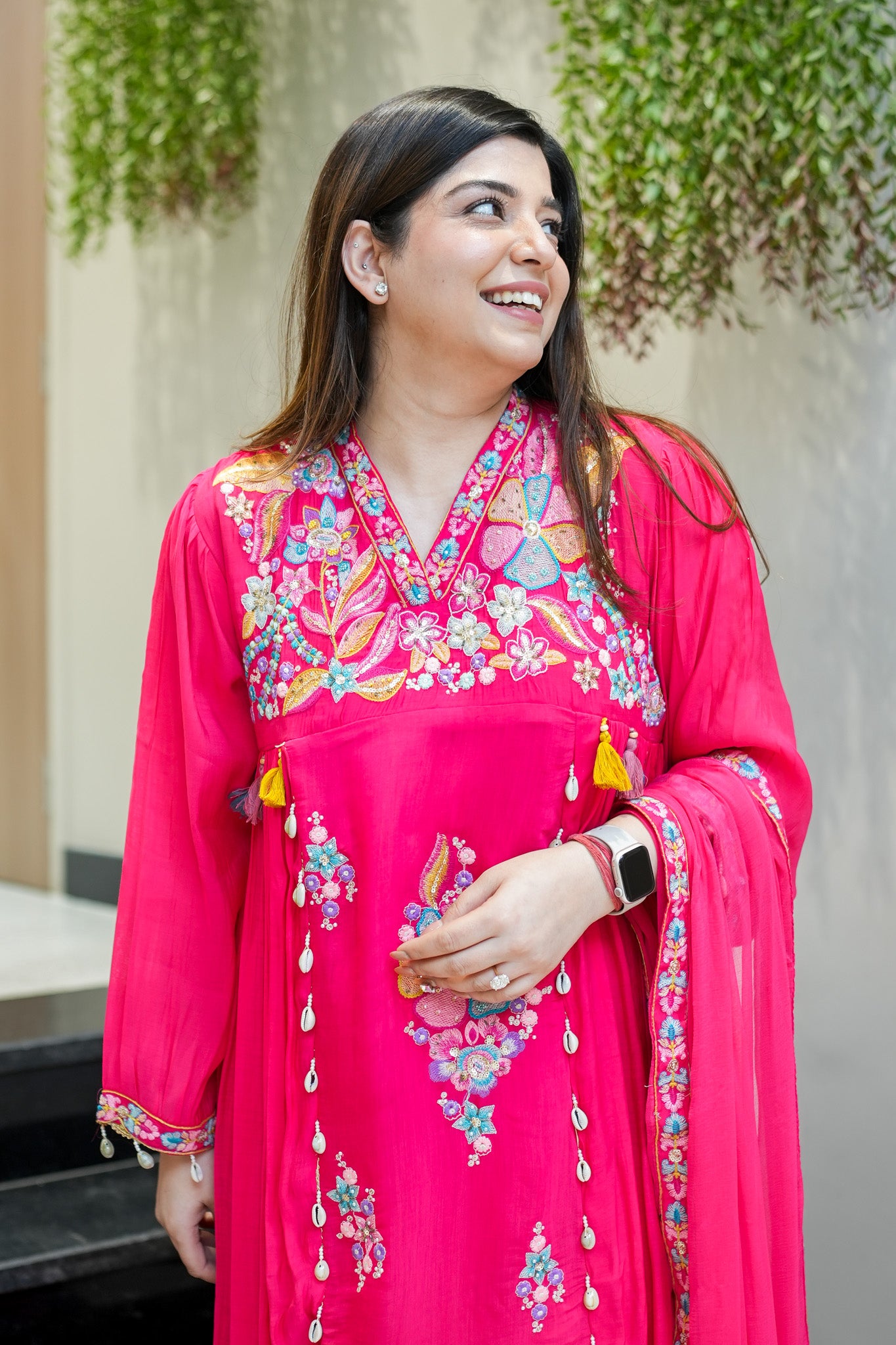 Kimaya Floral Detailing Suit Set
