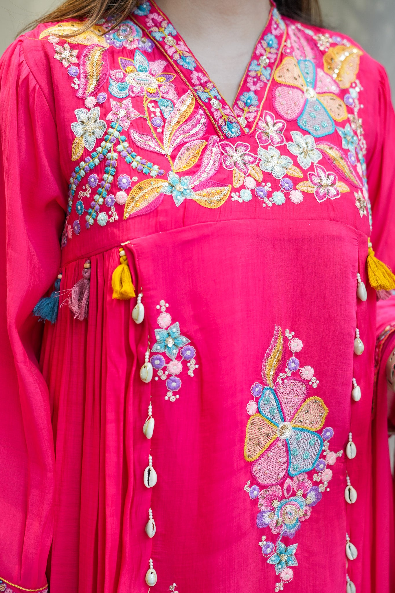 Kimaya Floral Detailing Suit Set