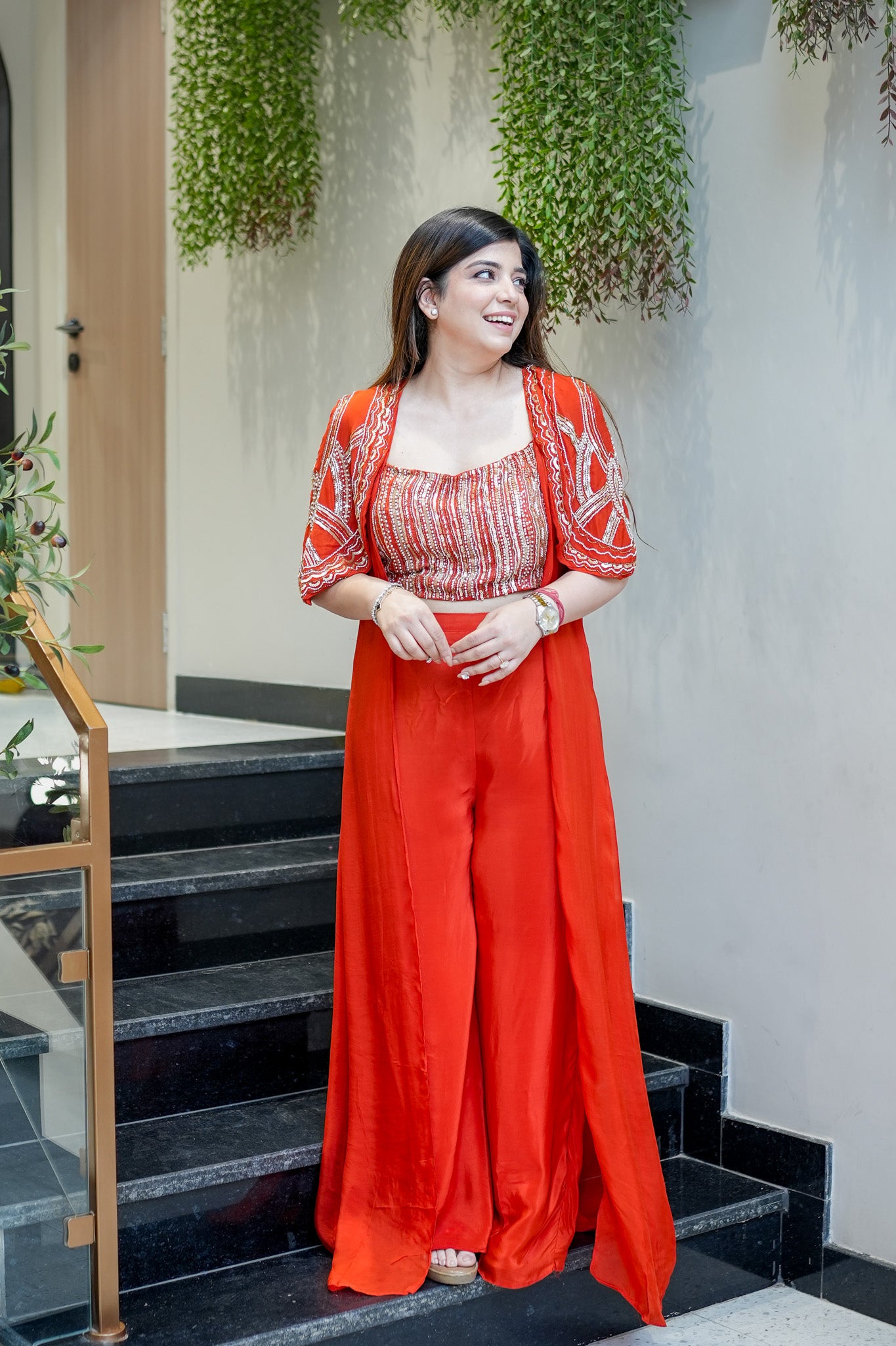 Ramaya Embroidered Three Piece Set