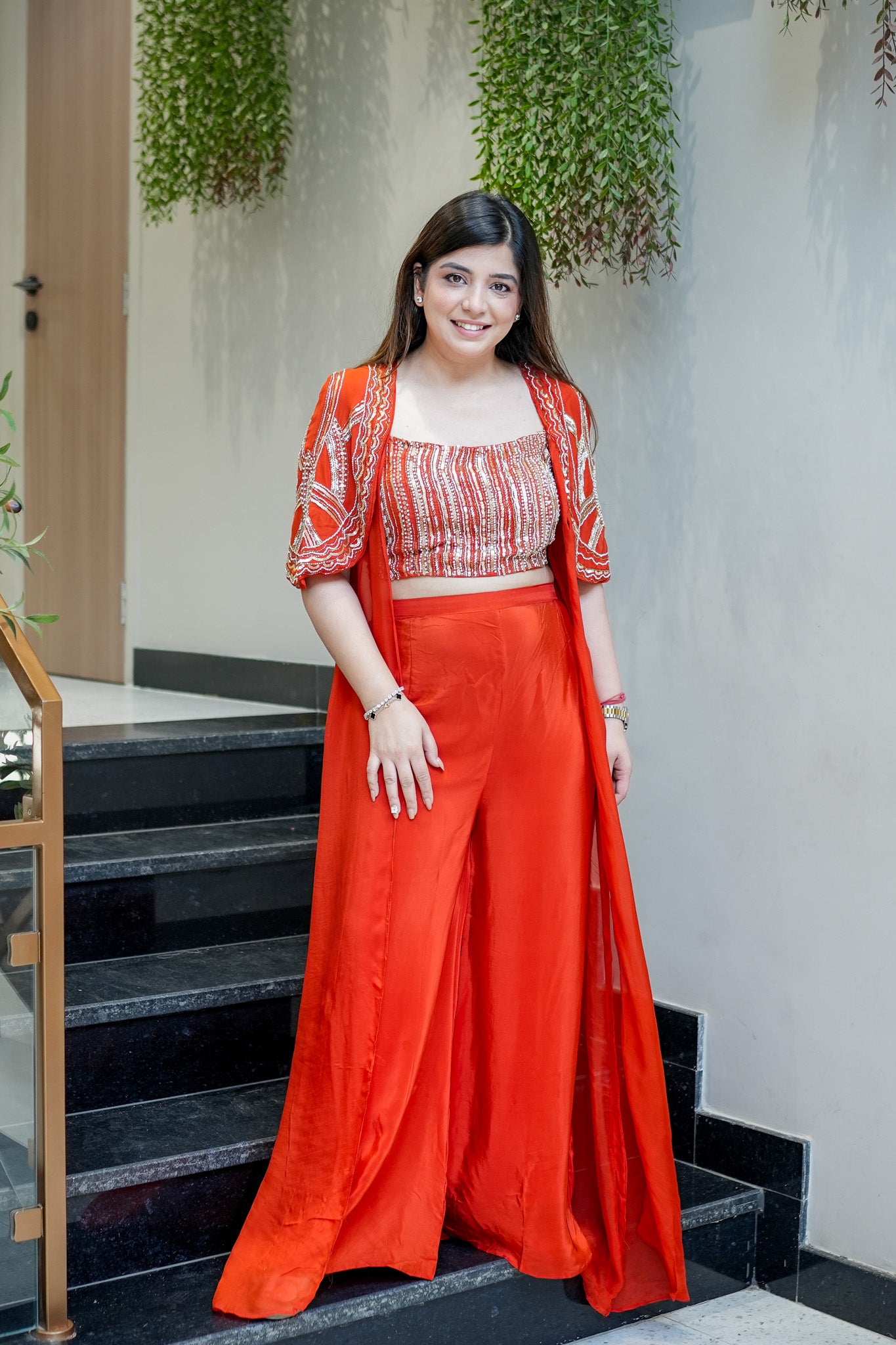 Ramaya Embroidered Three Piece Set