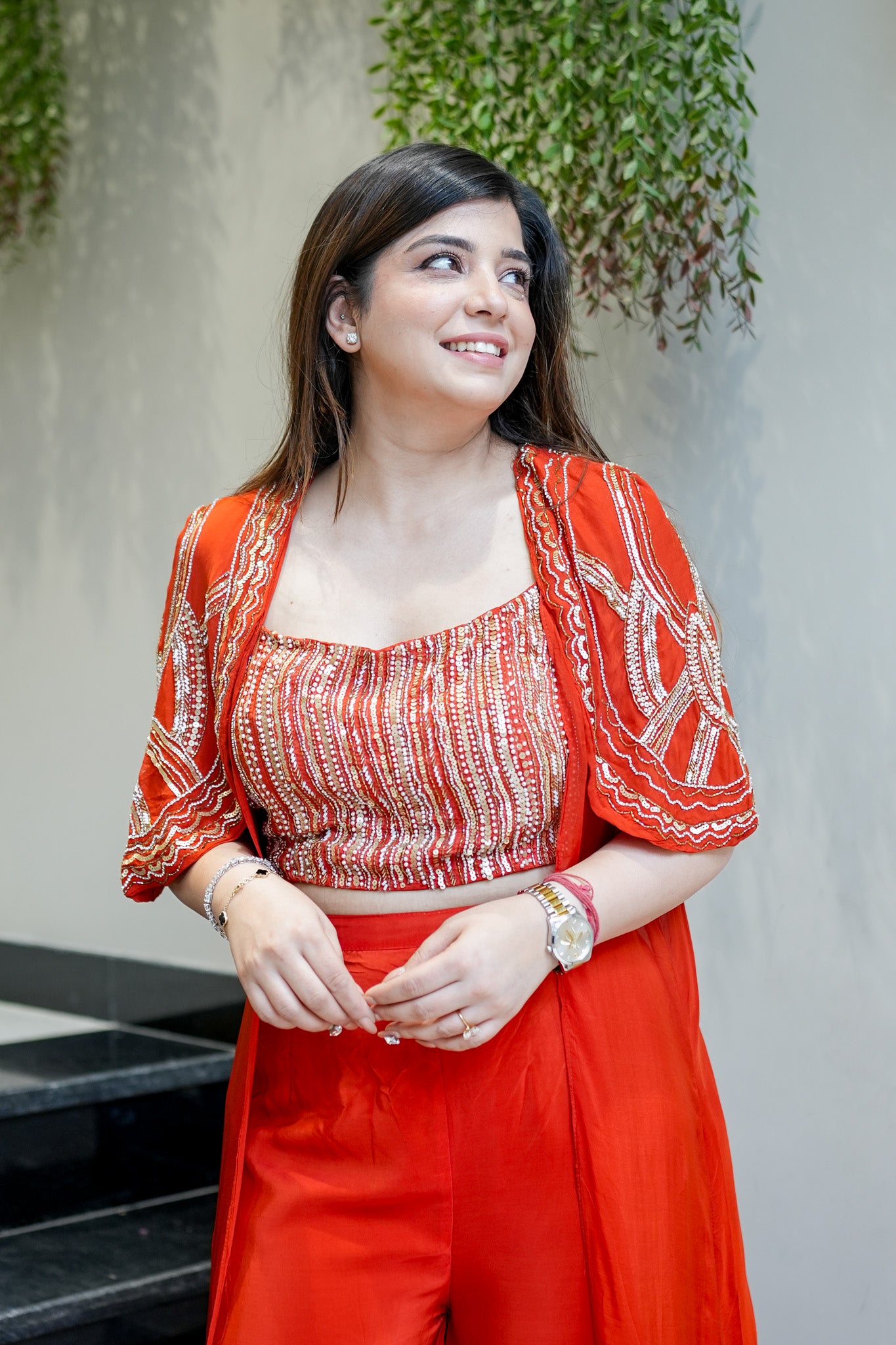 Ramaya Embroidered Three Piece Set