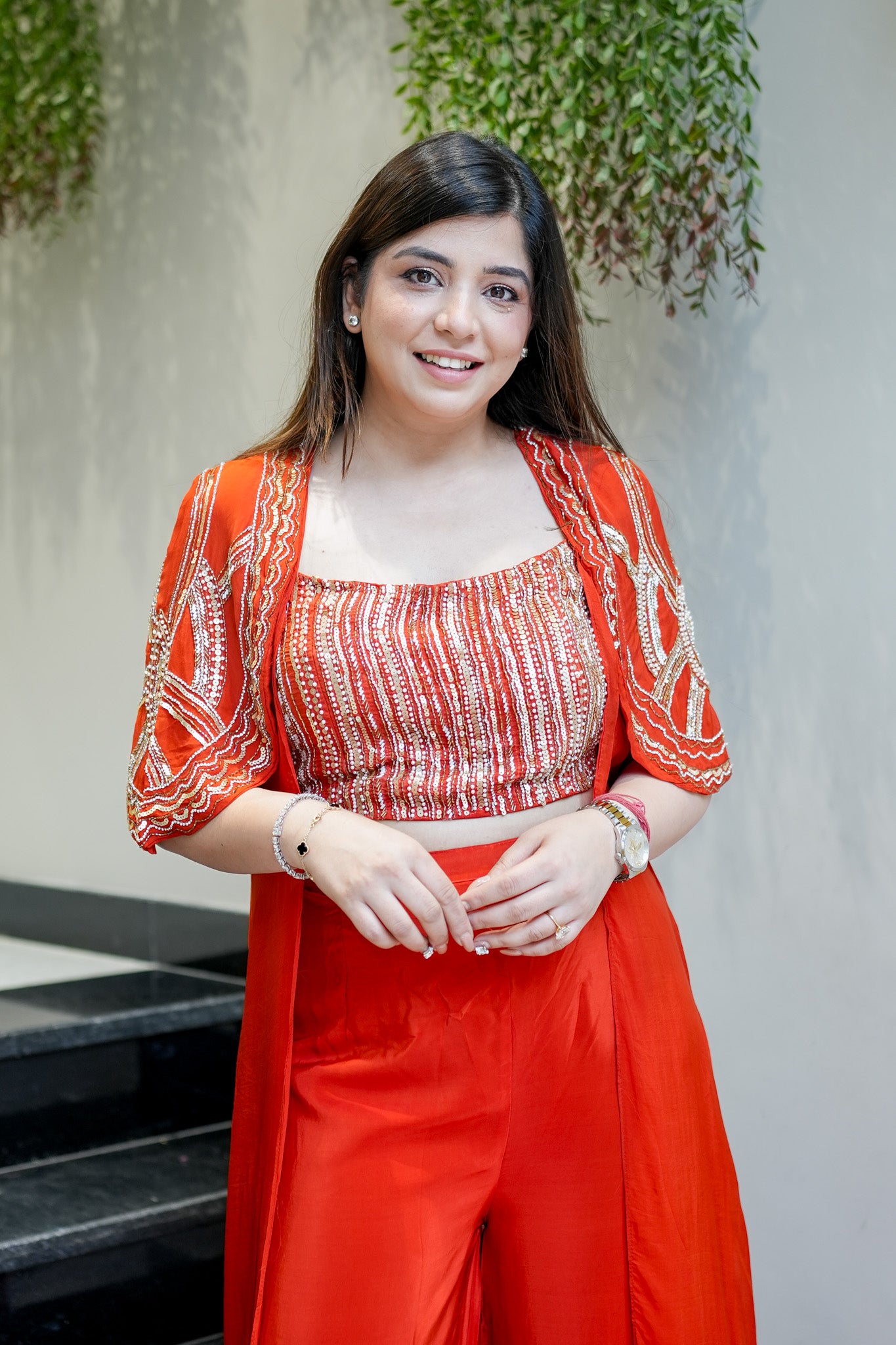 Ramaya Embroidered Three Piece Set