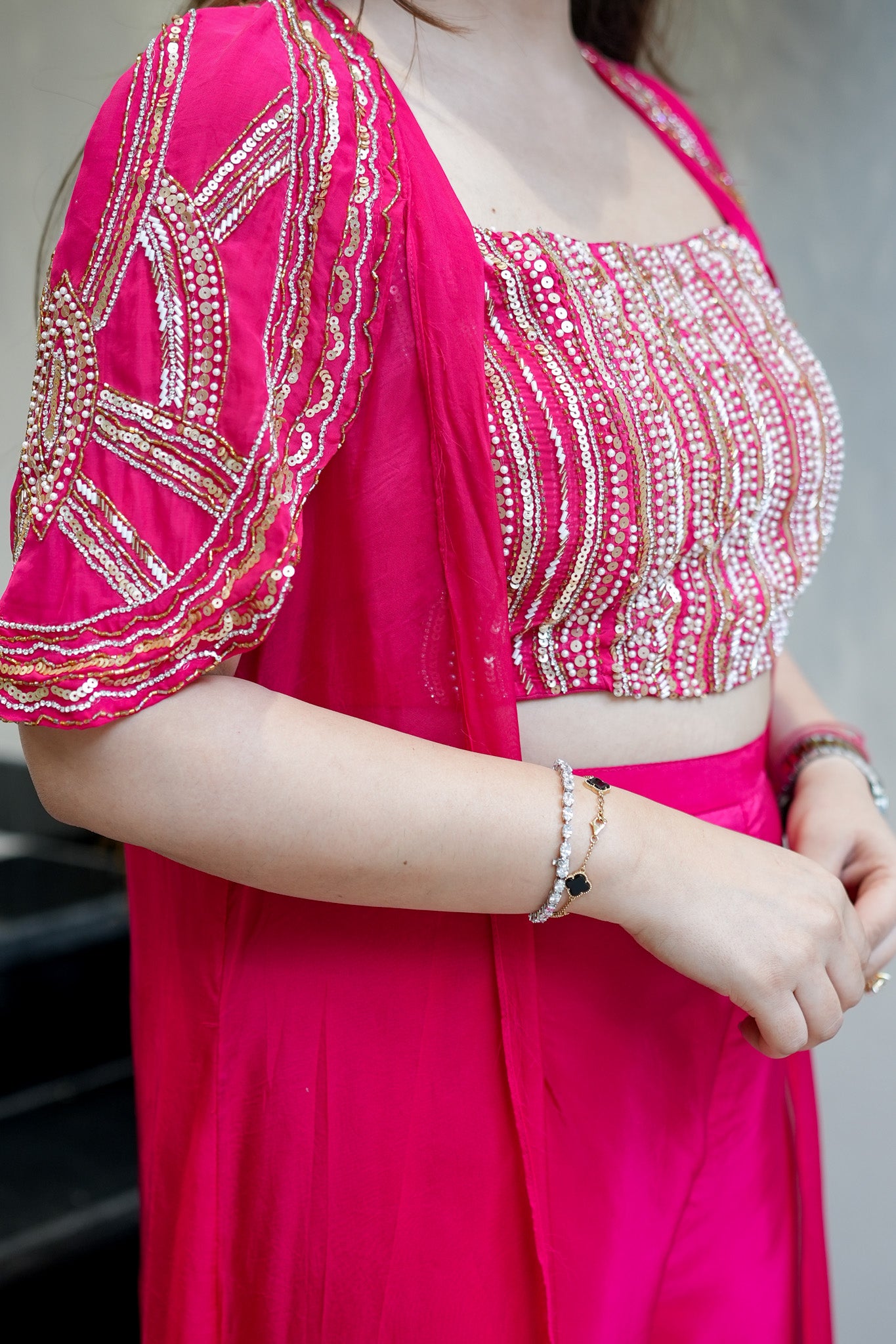 Ramaya Embroidered Three Piece Set