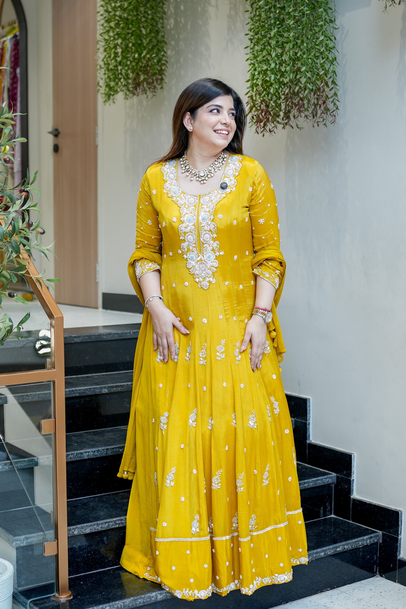 Tashi Embroidered Anarkali