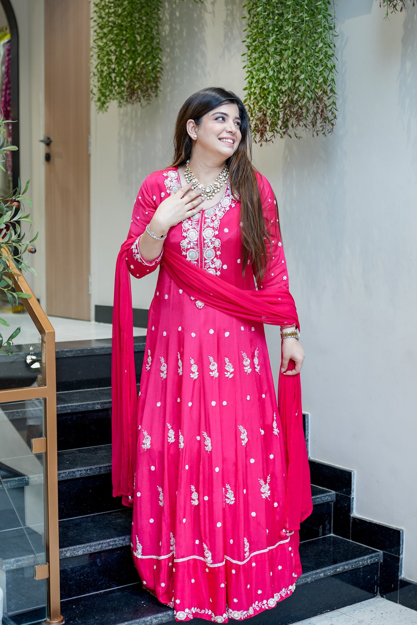 Tashi Embroidered Anarkali