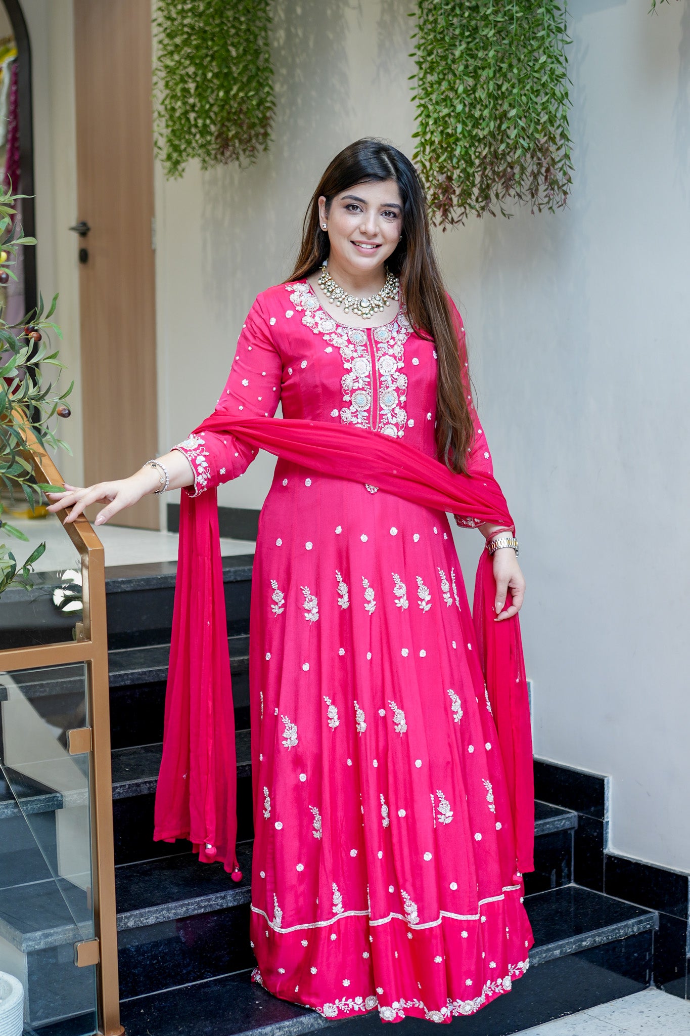 Tashi Embroidered Anarkali