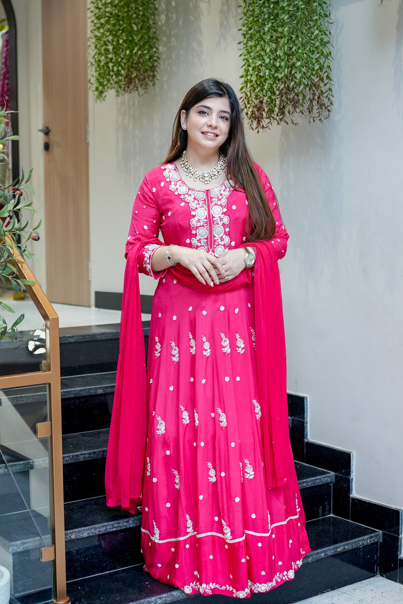 Tashi Embroidered Anarkali