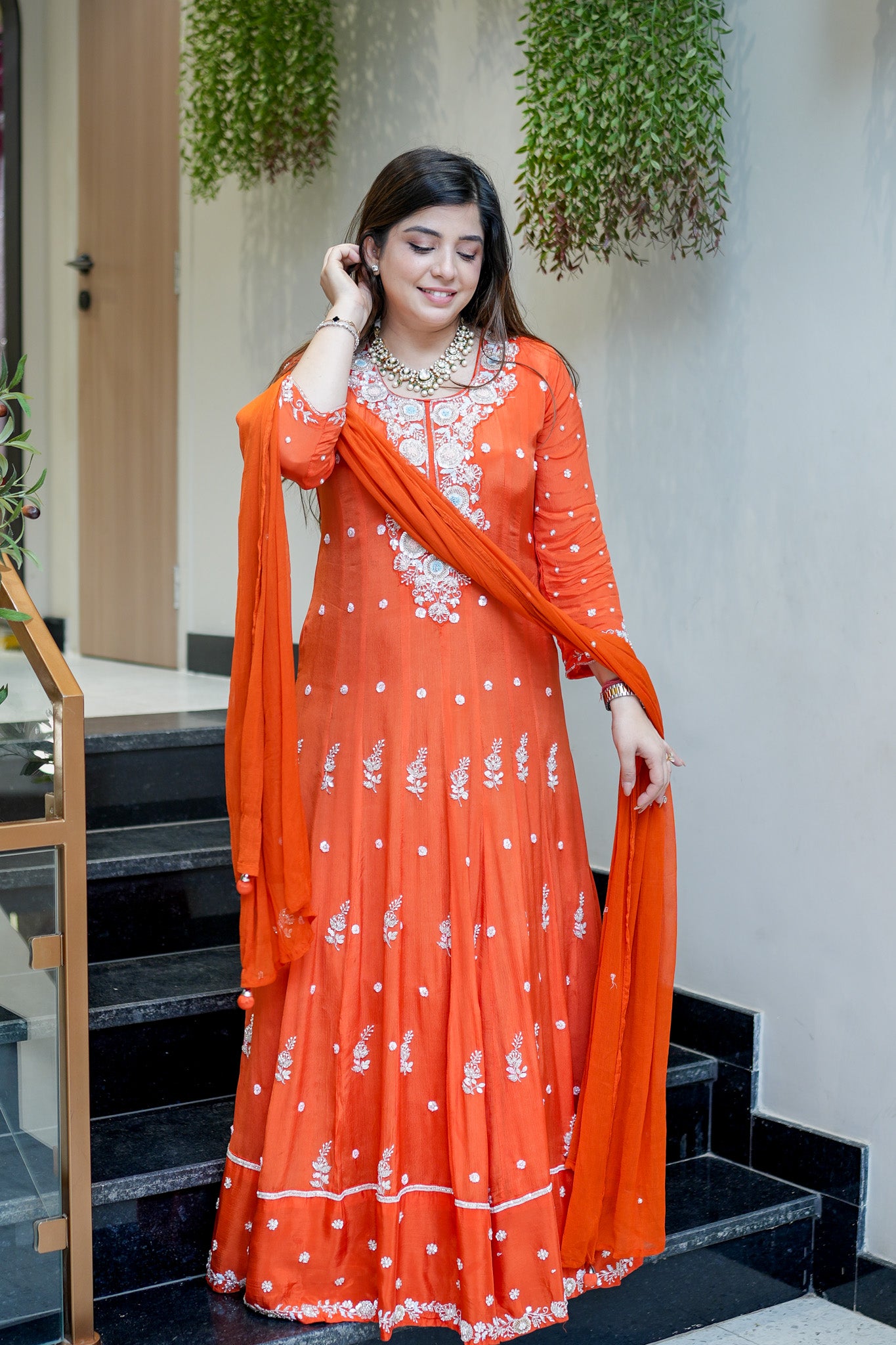 Tashi Embroidered Anarkali