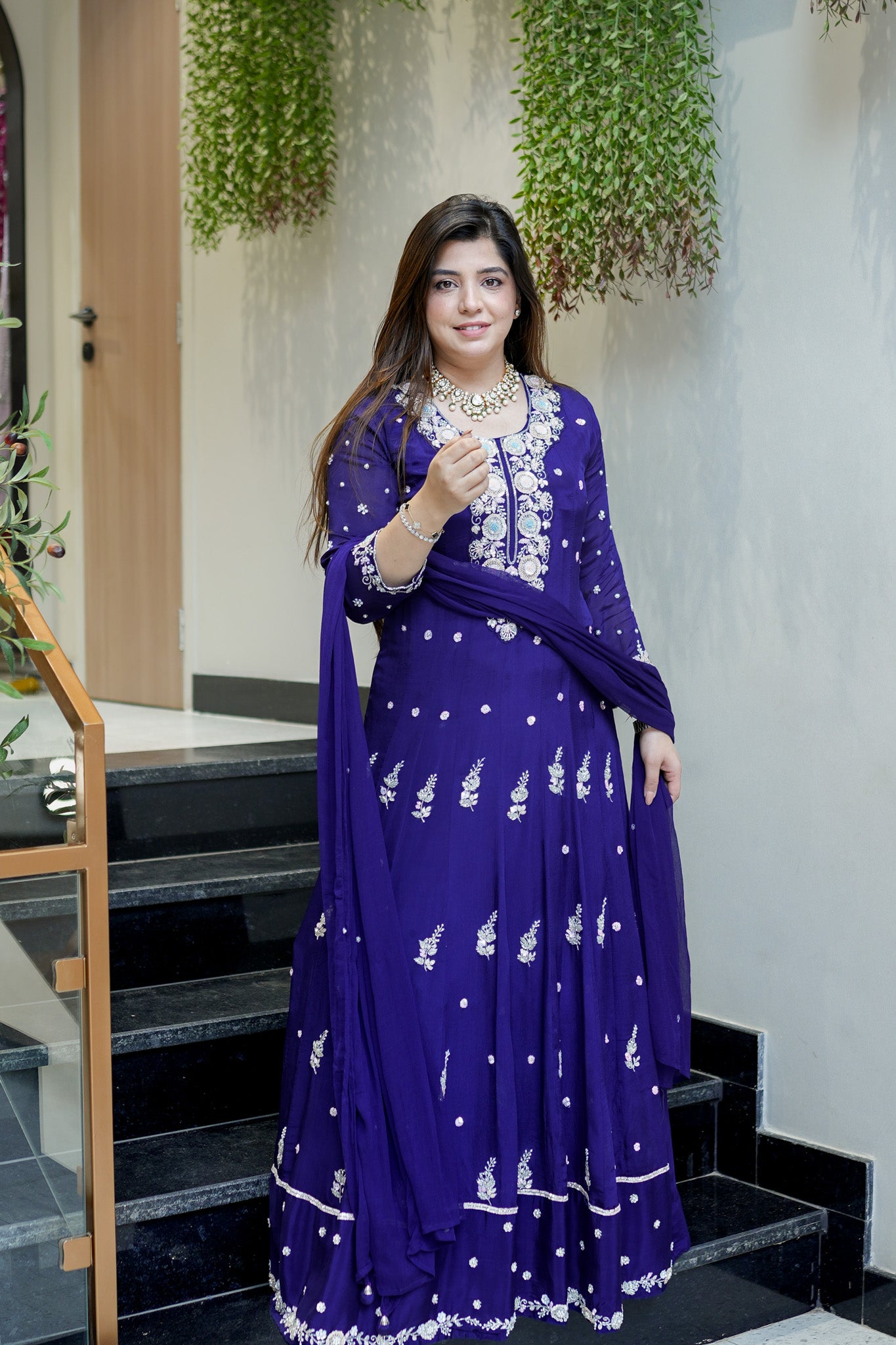 Tashi Embroidered Anarkali
