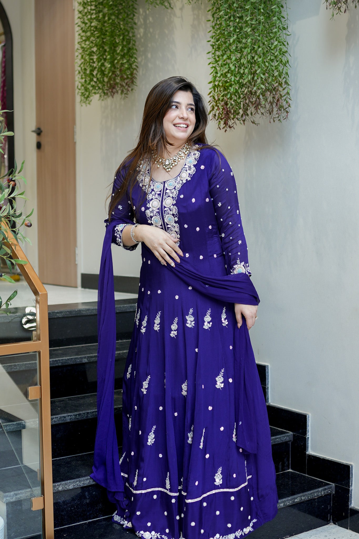 Tashi Embroidered Anarkali