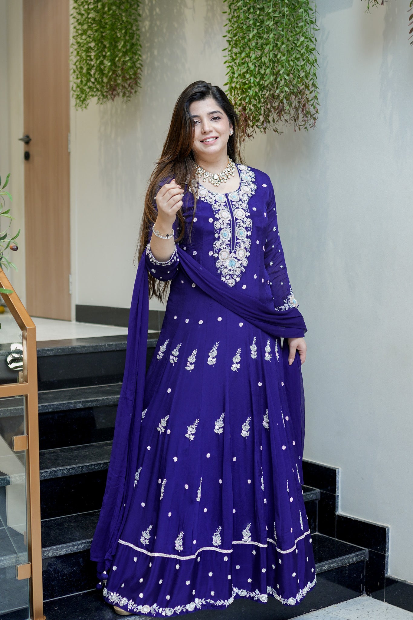 Tashi Embroidered Anarkali