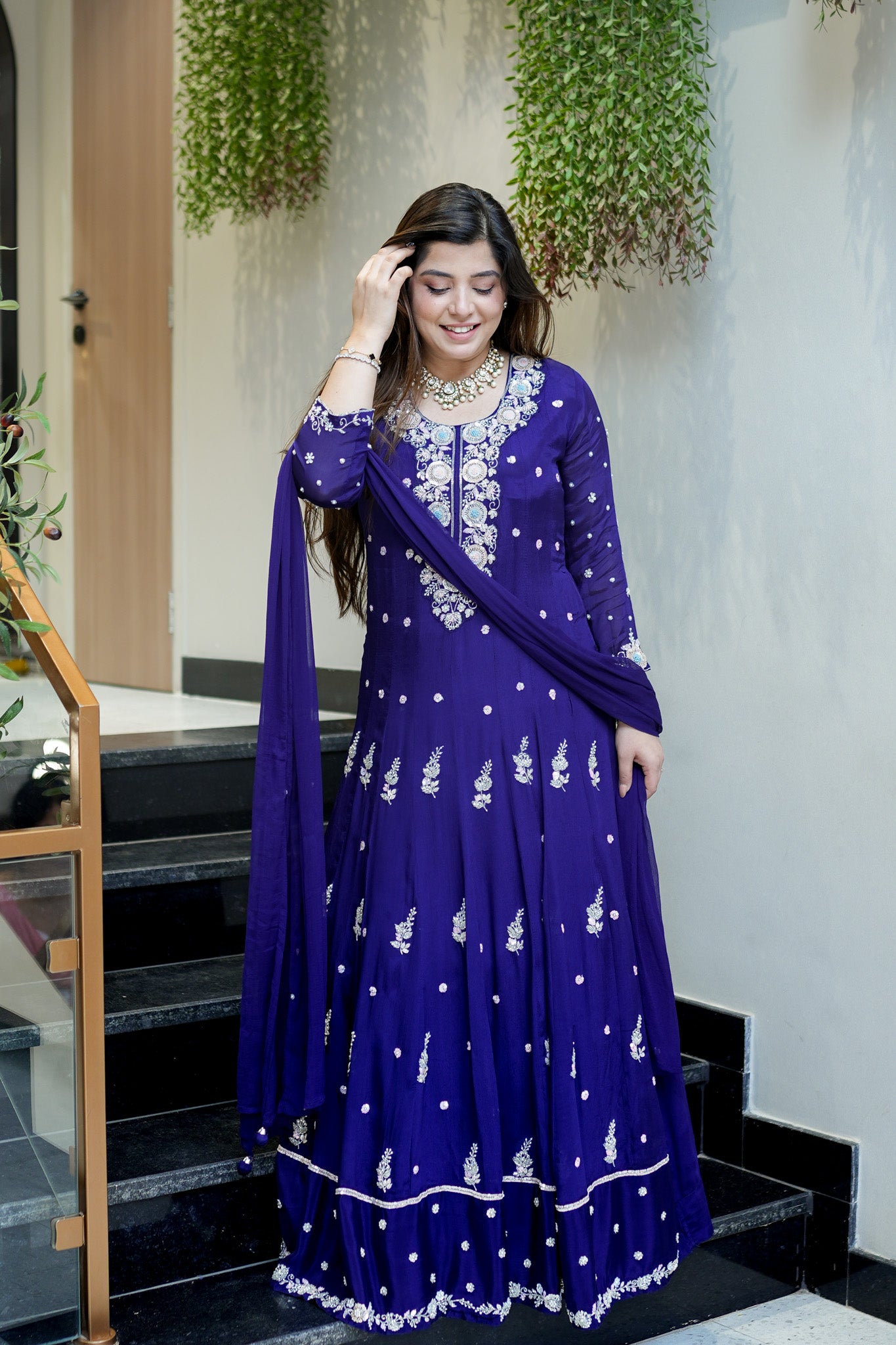 Tashi Embroidered Anarkali