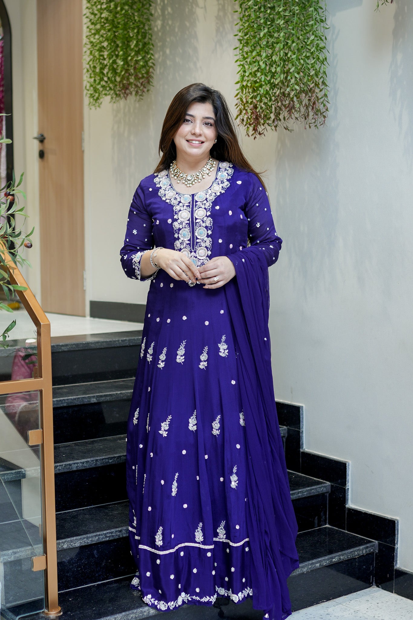 Tashi Embroidered Anarkali