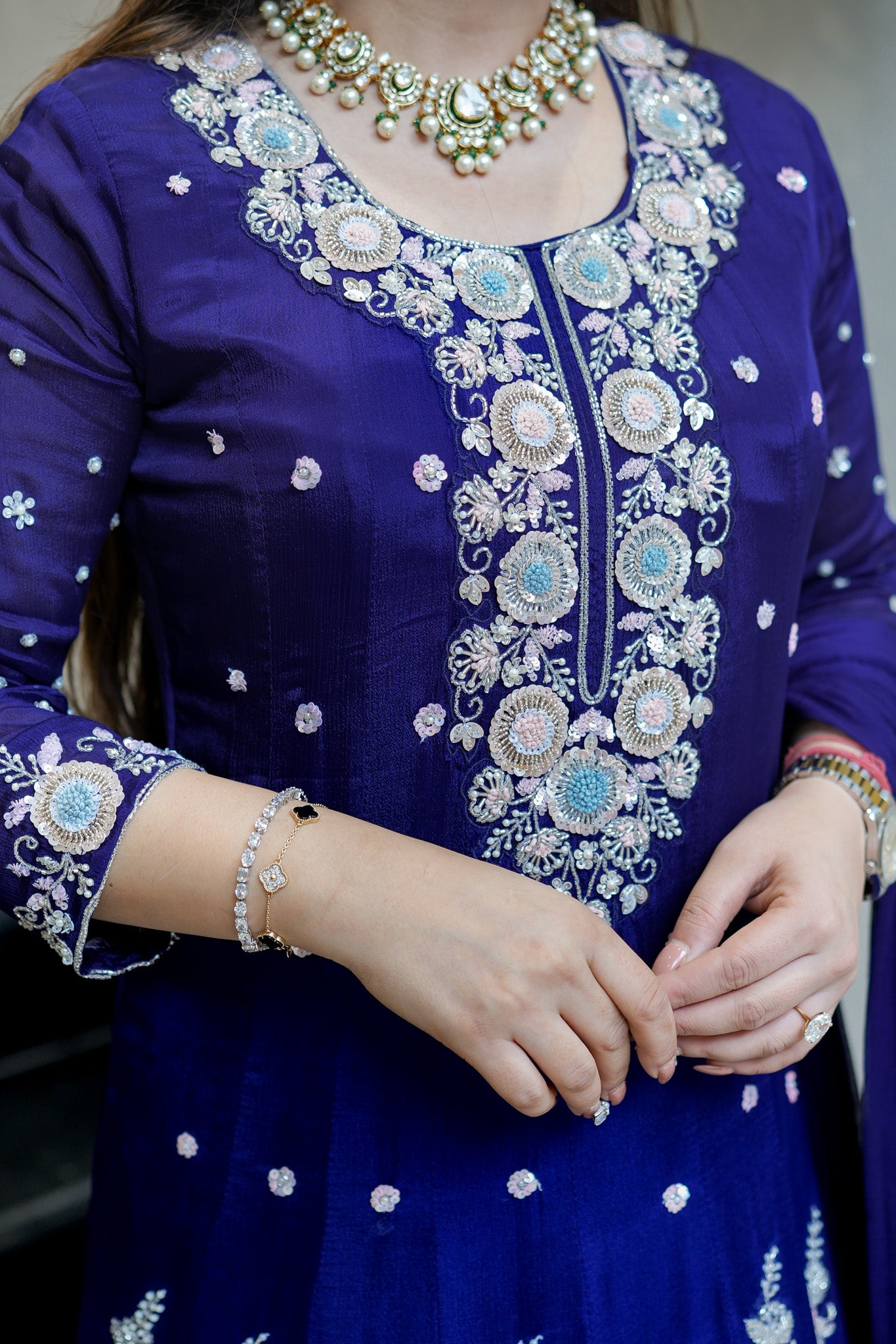 Tashi Embroidered Anarkali