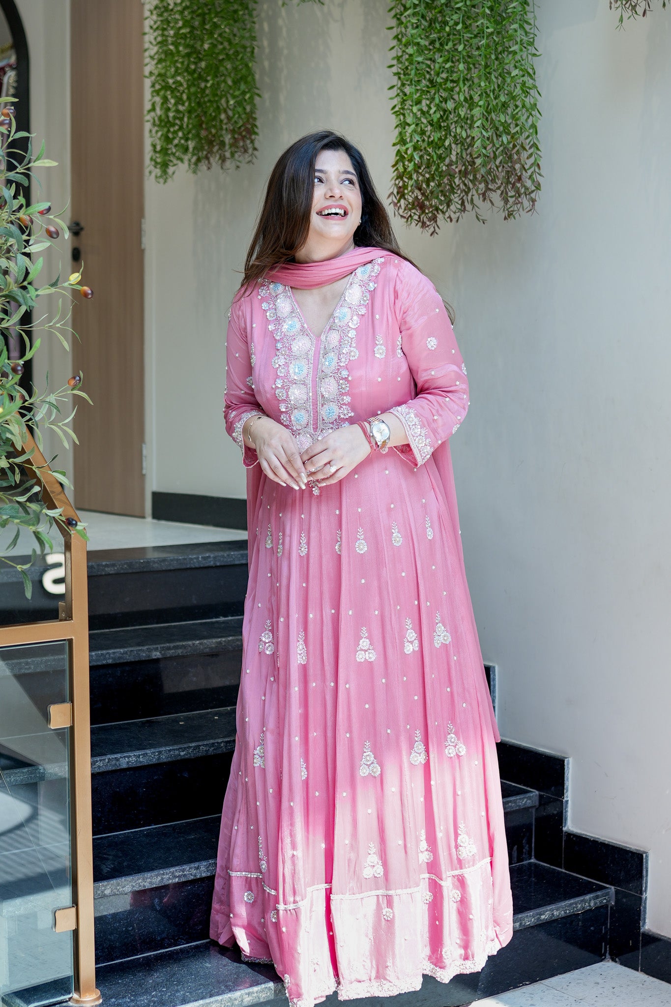 Saniah Embroidered Anarkali