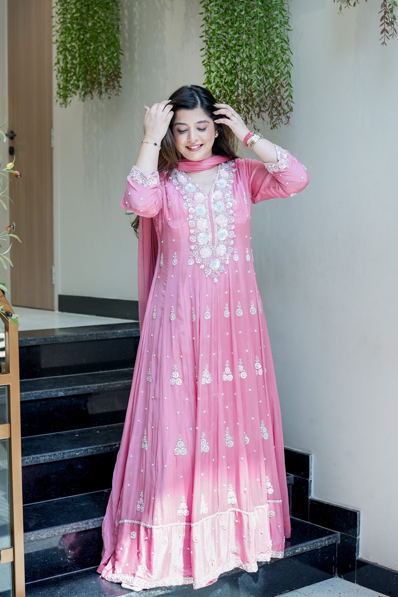Saniah Embroidered Anarkali