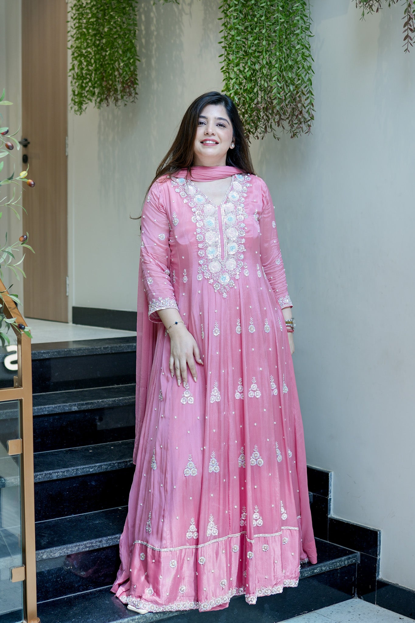 Saniah Embroidered Anarkali
