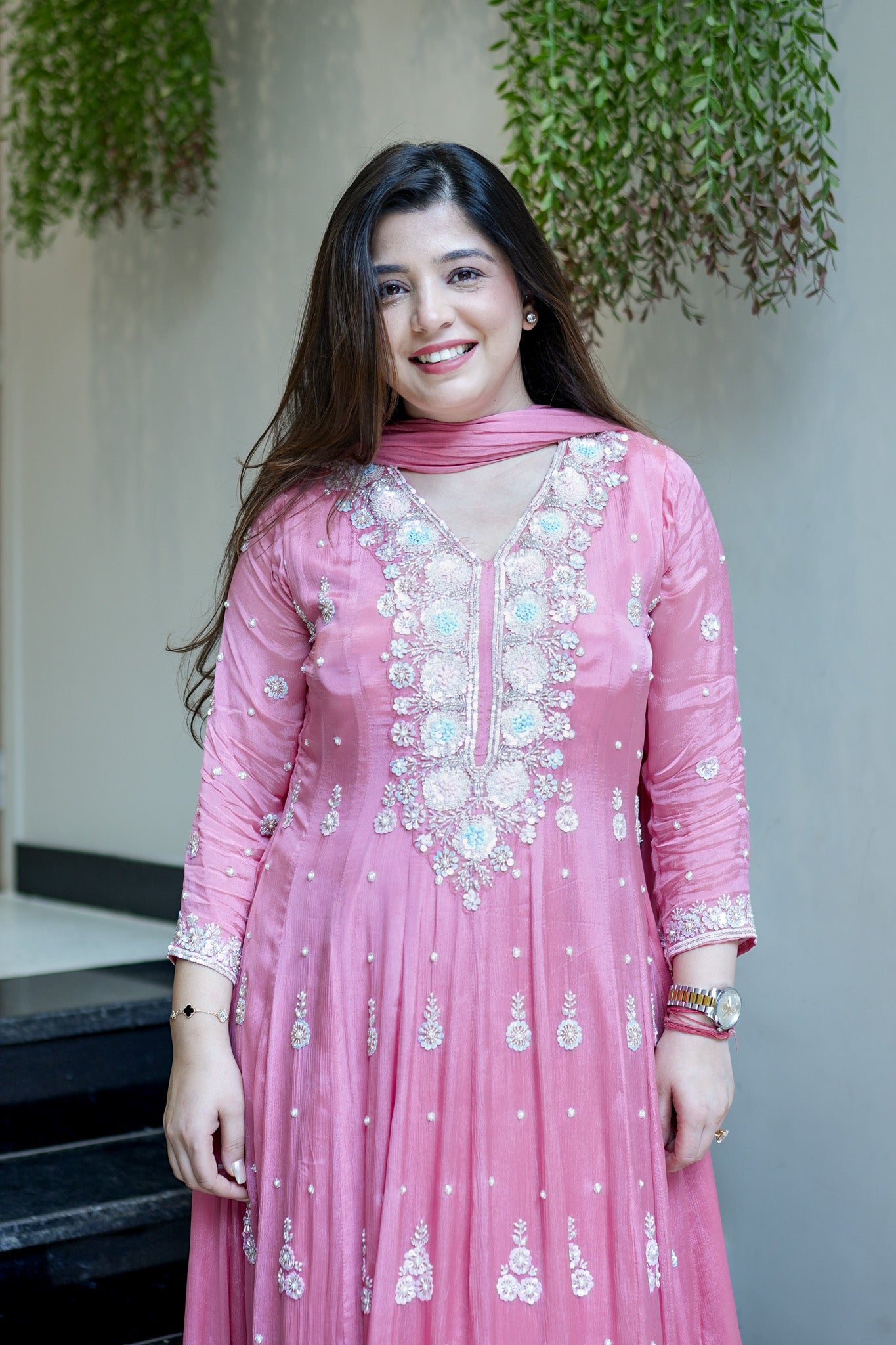 Saniah Embroidered Anarkali