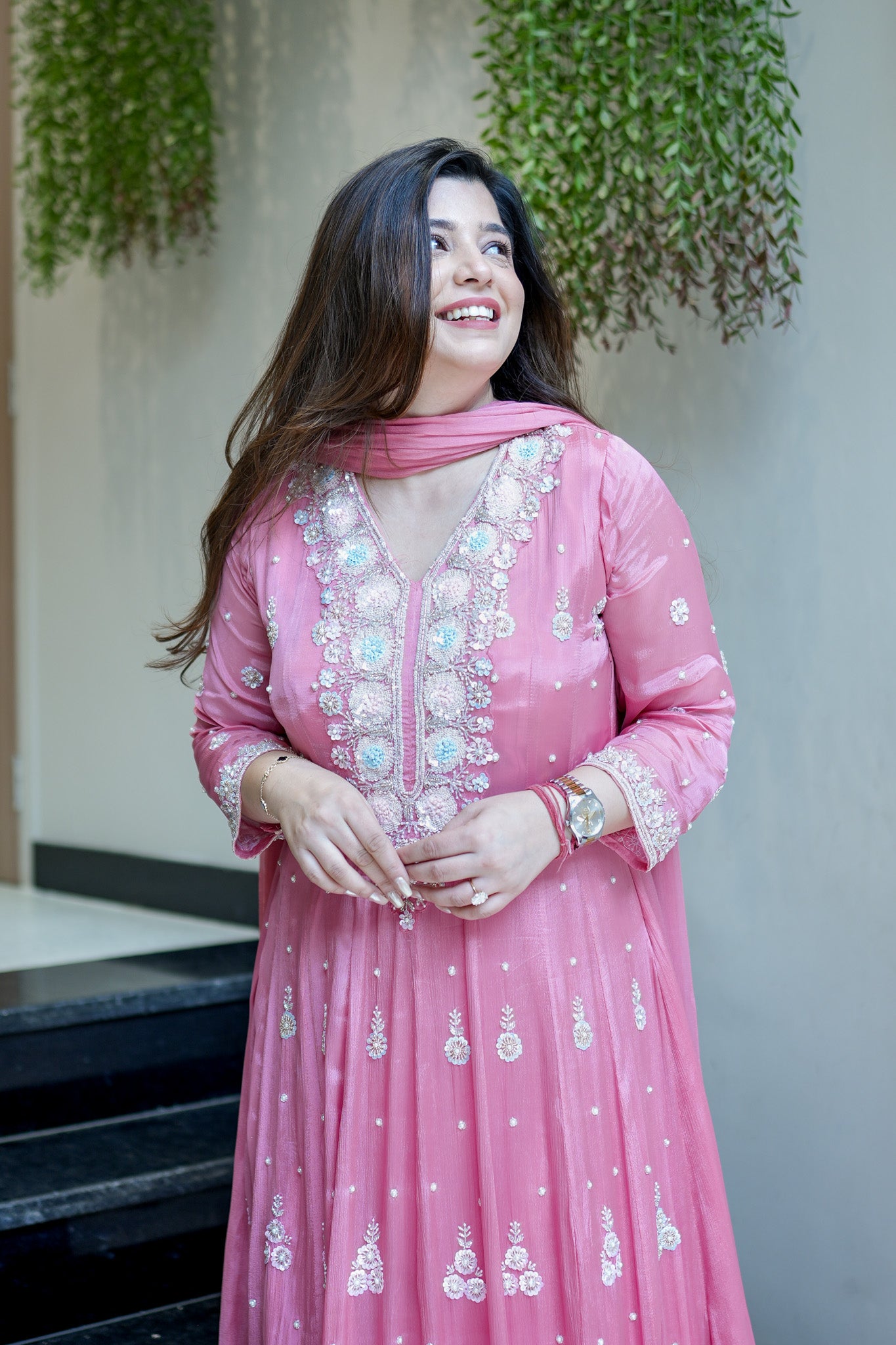 Saniah Embroidered Anarkali