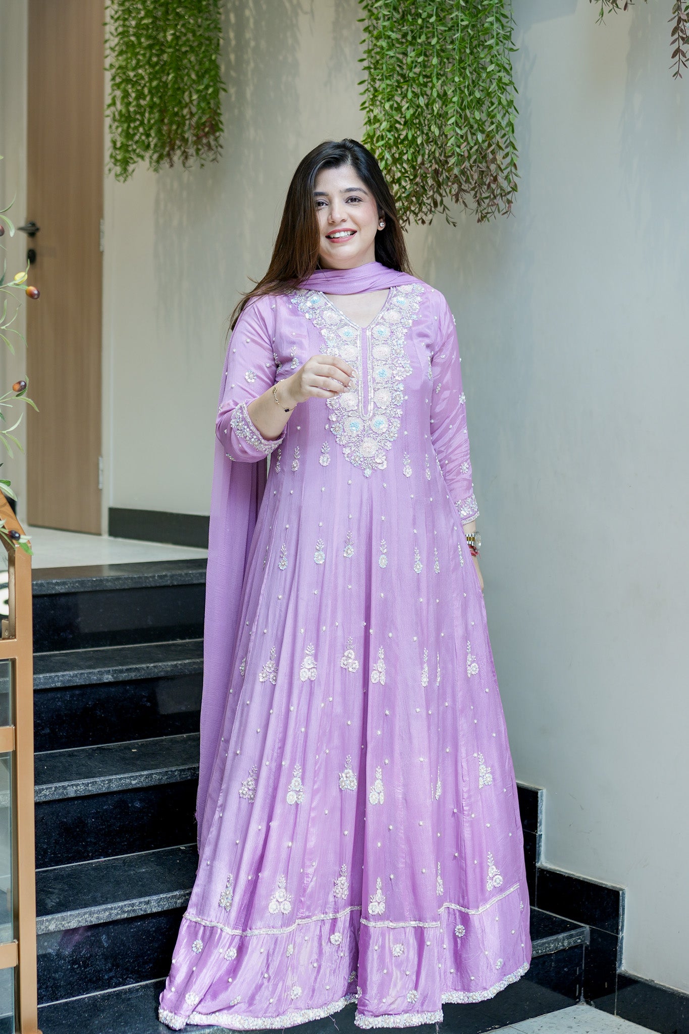 Saniah Embroidered Anarkali