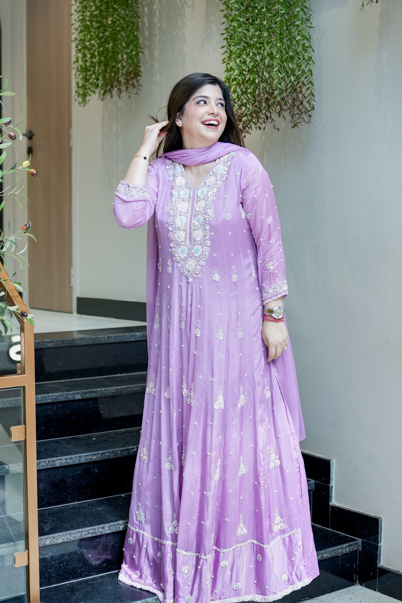 Saniah Embroidered Anarkali