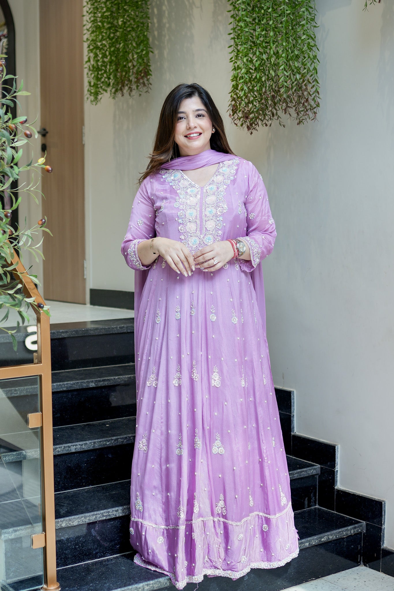 Saniah Embroidered Anarkali