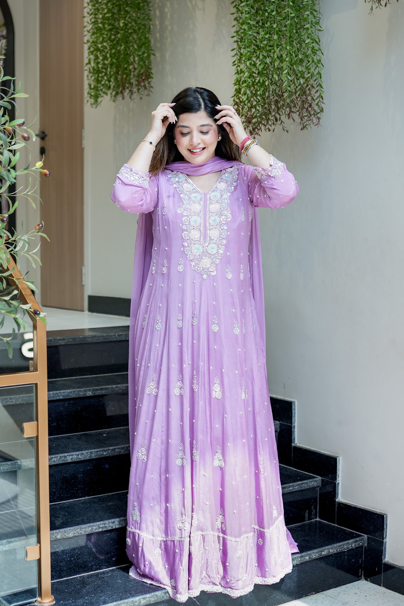 Saniah Embroidered Anarkali