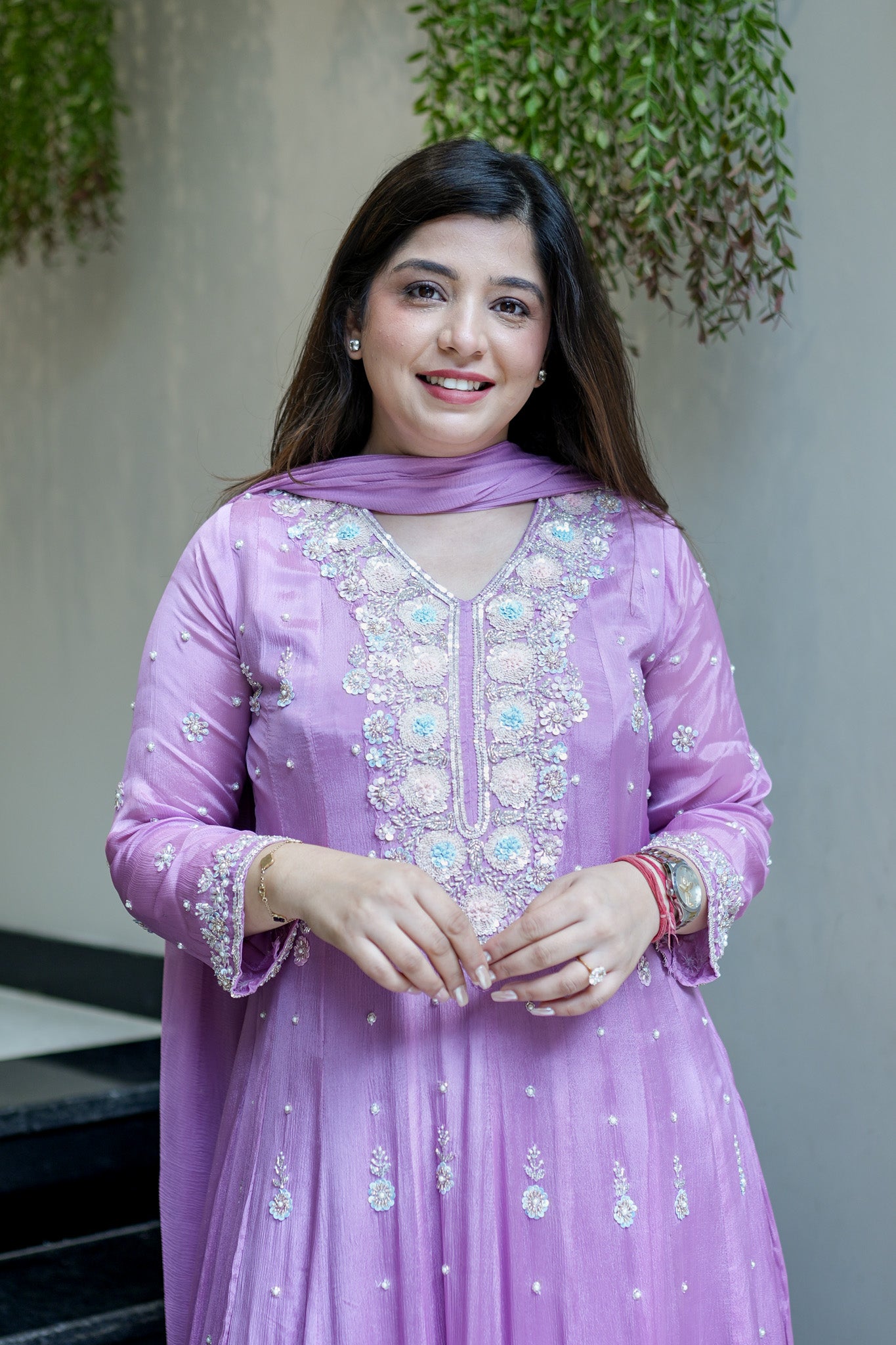 Saniah Embroidered Anarkali
