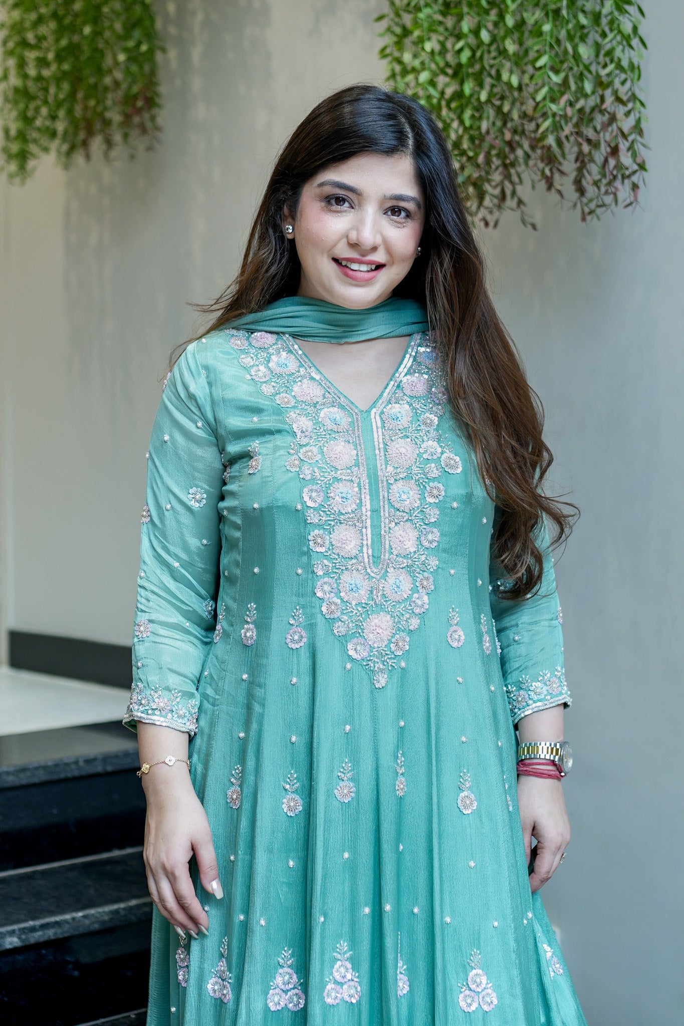 Saniah Embroidered Anarkali
