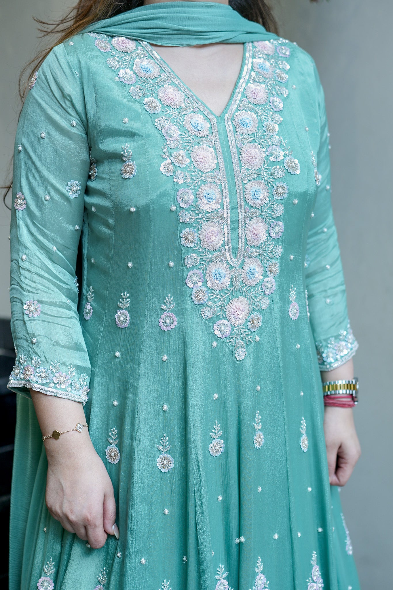 Saniah Embroidered Anarkali