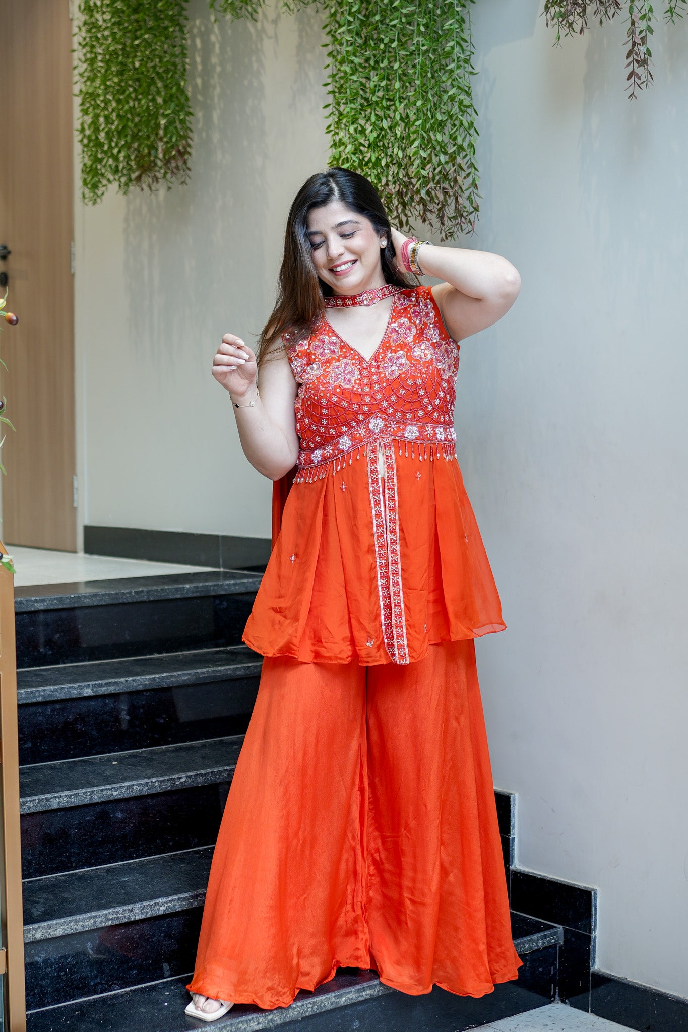 Dhana Embroidered Garara Set