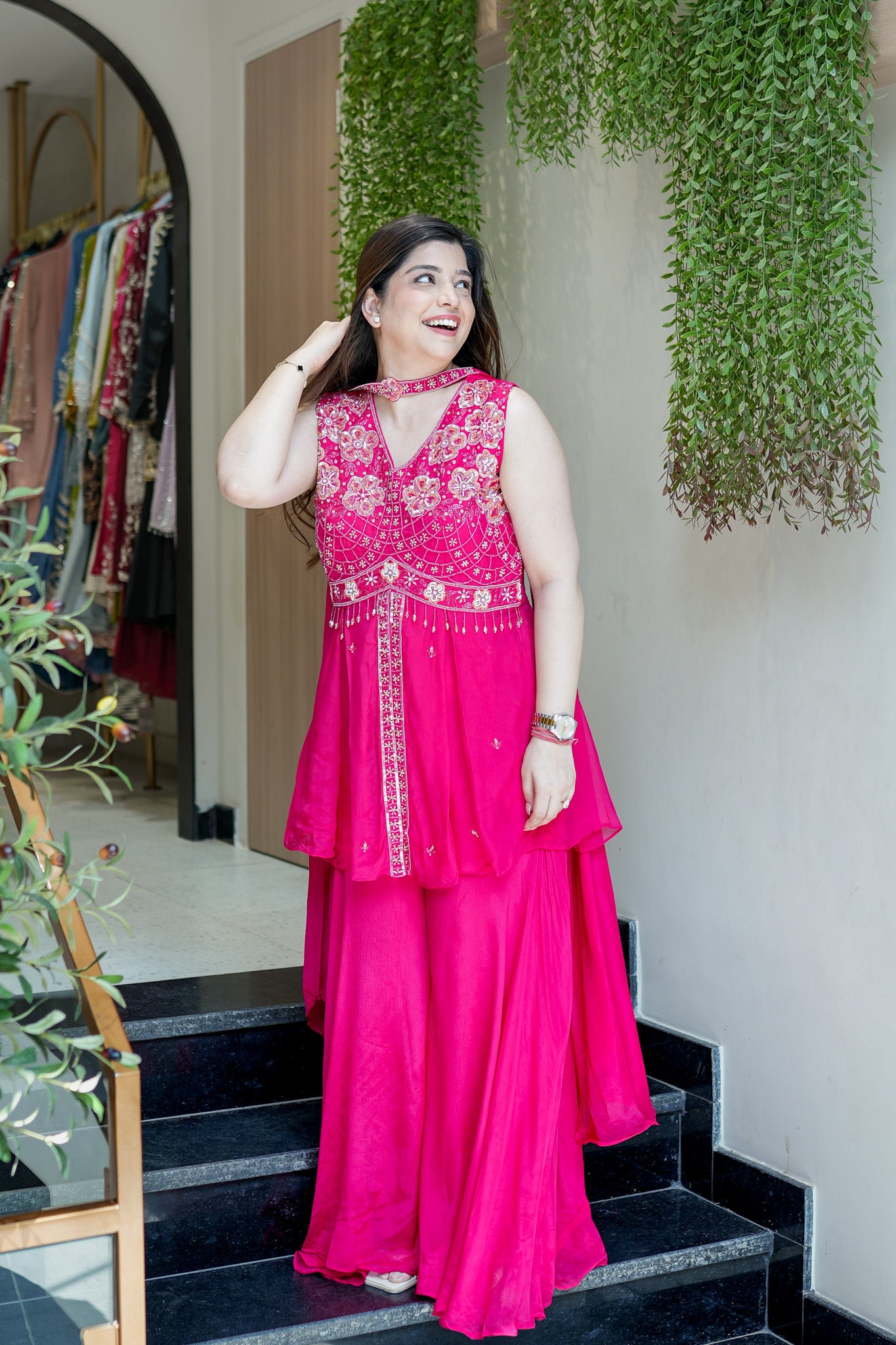 Dhana Embroidered Garara Set