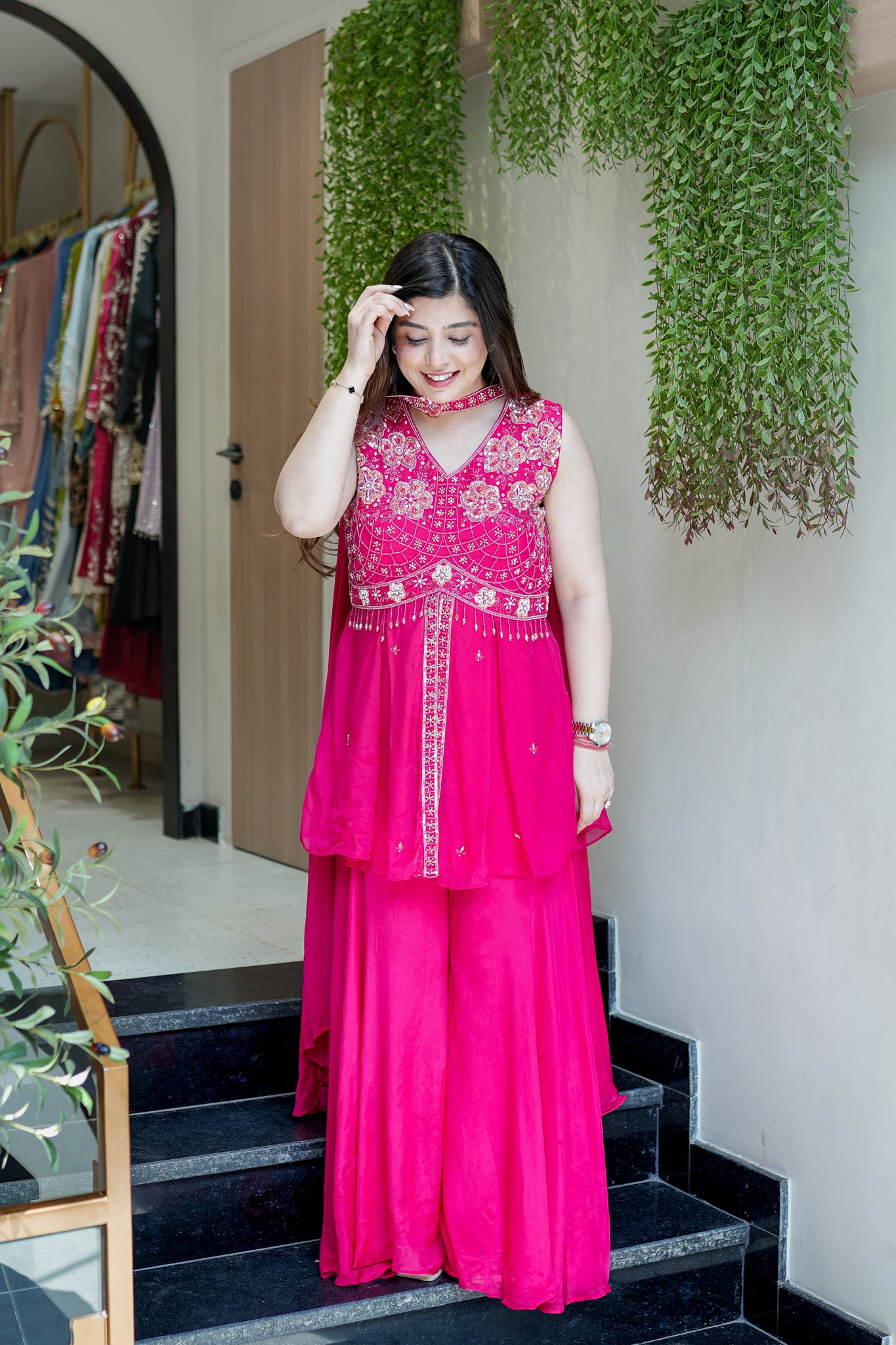 Dhana Embroidered Garara Set