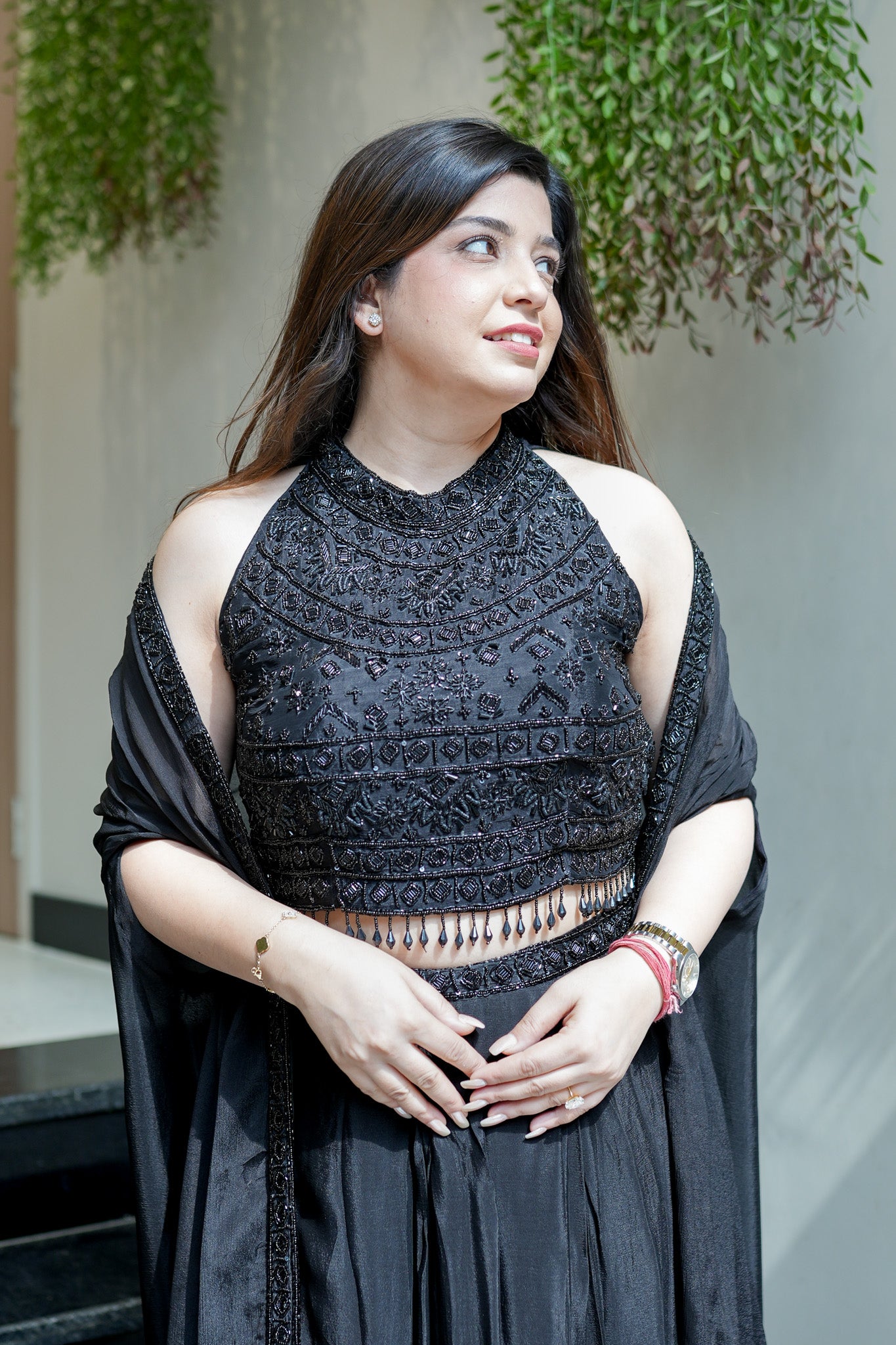 Sukti Hand Embroidered Three Piece Set