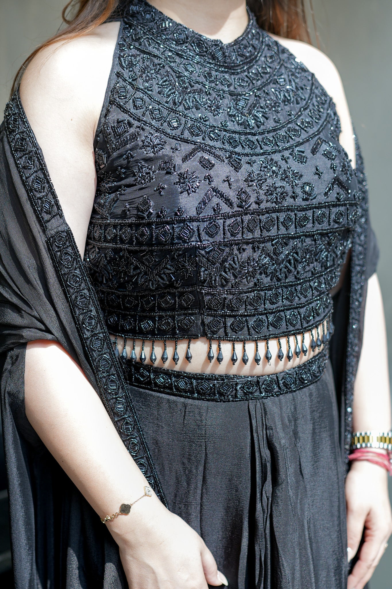 Sukti Hand Embroidered Three Piece Set