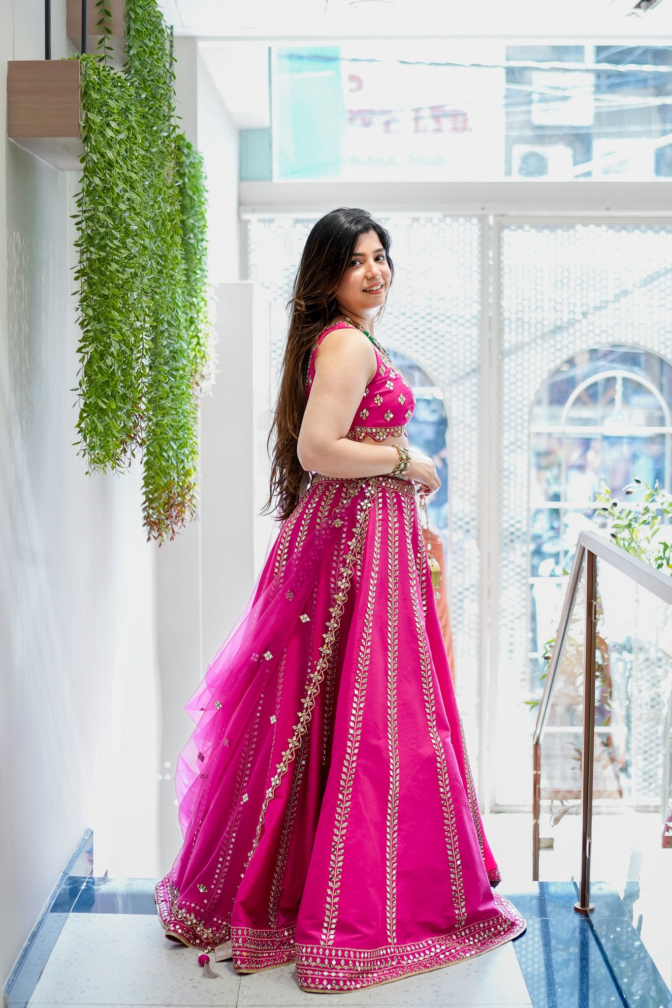 Maavi Mirror Detailing Lehenga