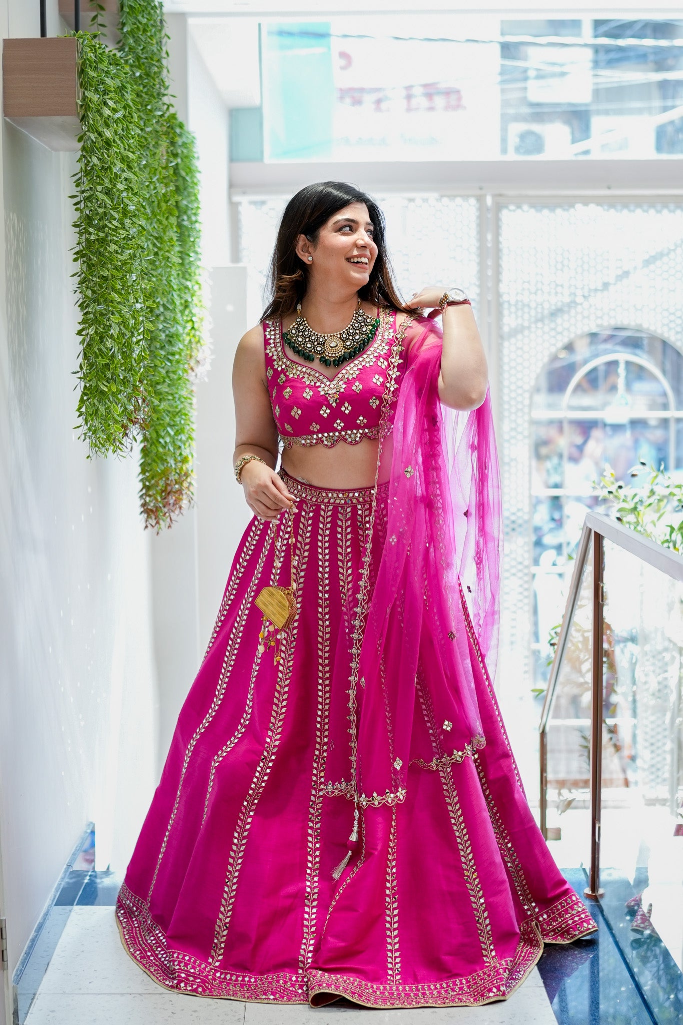 Maavi Mirror Detailing Lehenga