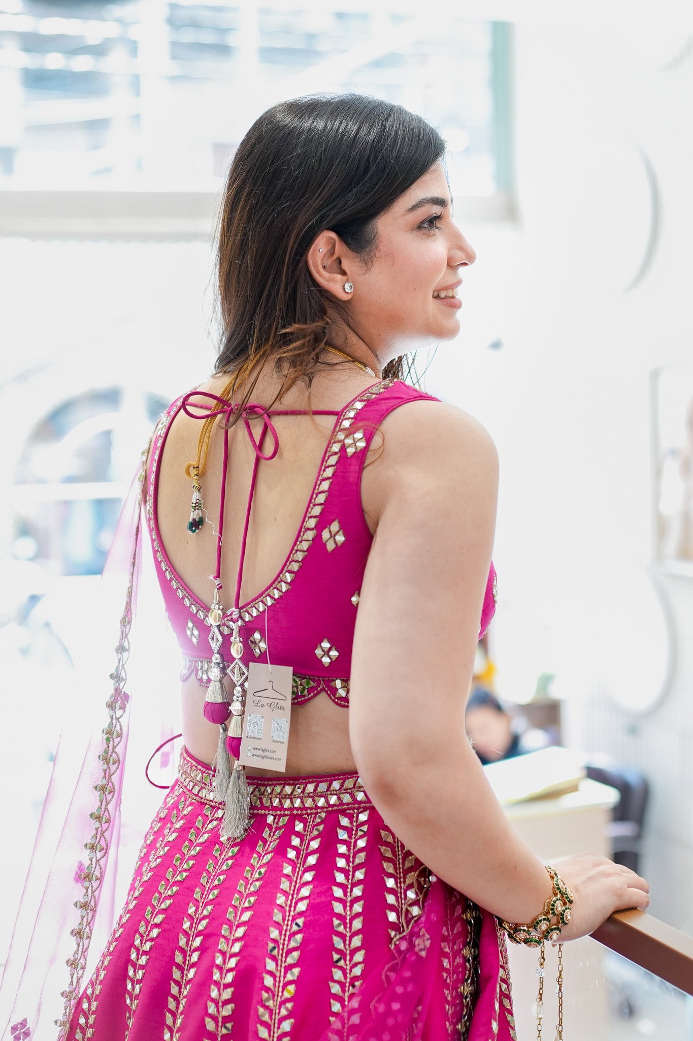 Maavi Mirror Detailing Lehenga