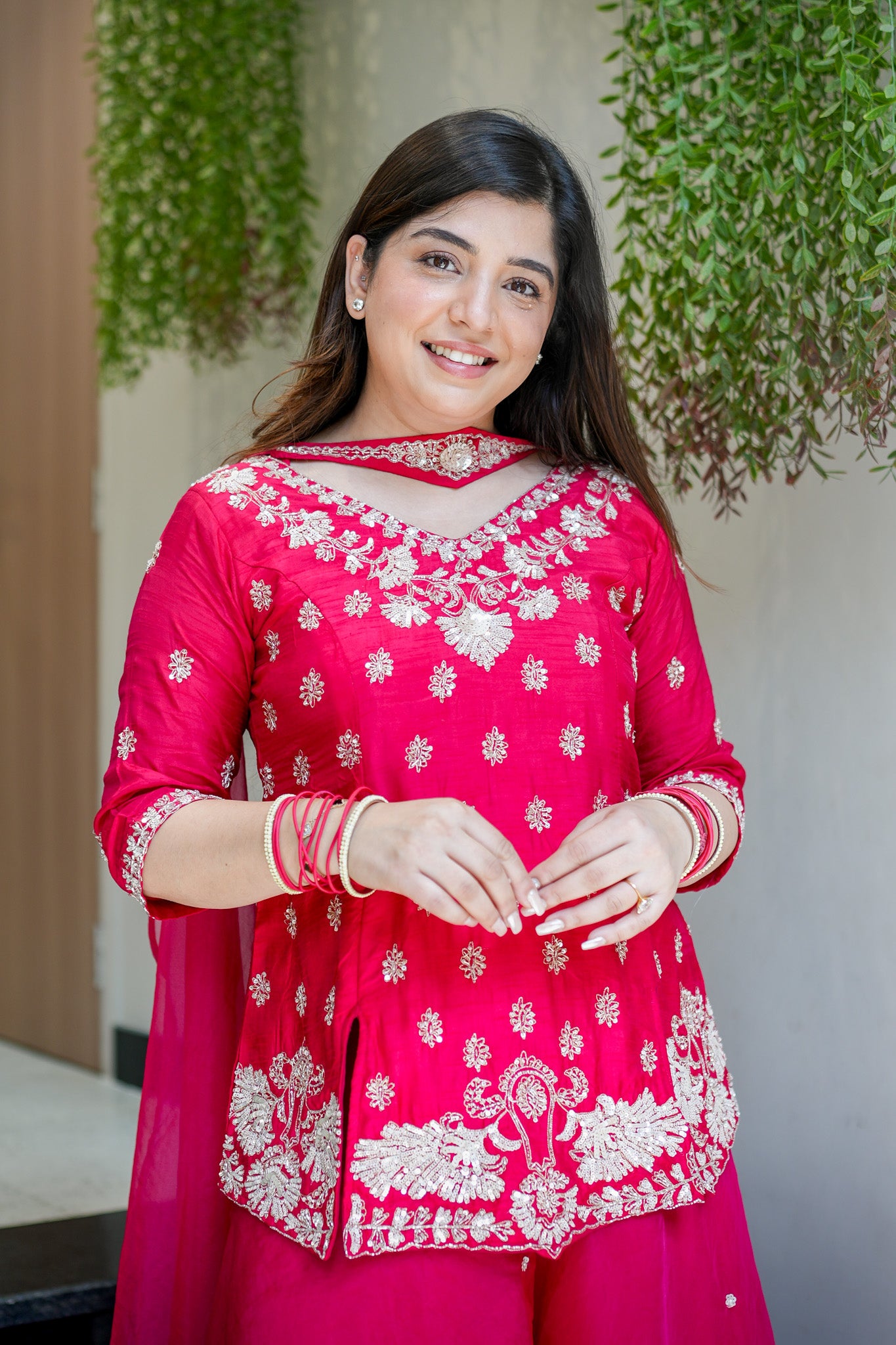 Raahat Hand Embroidered Garara Set