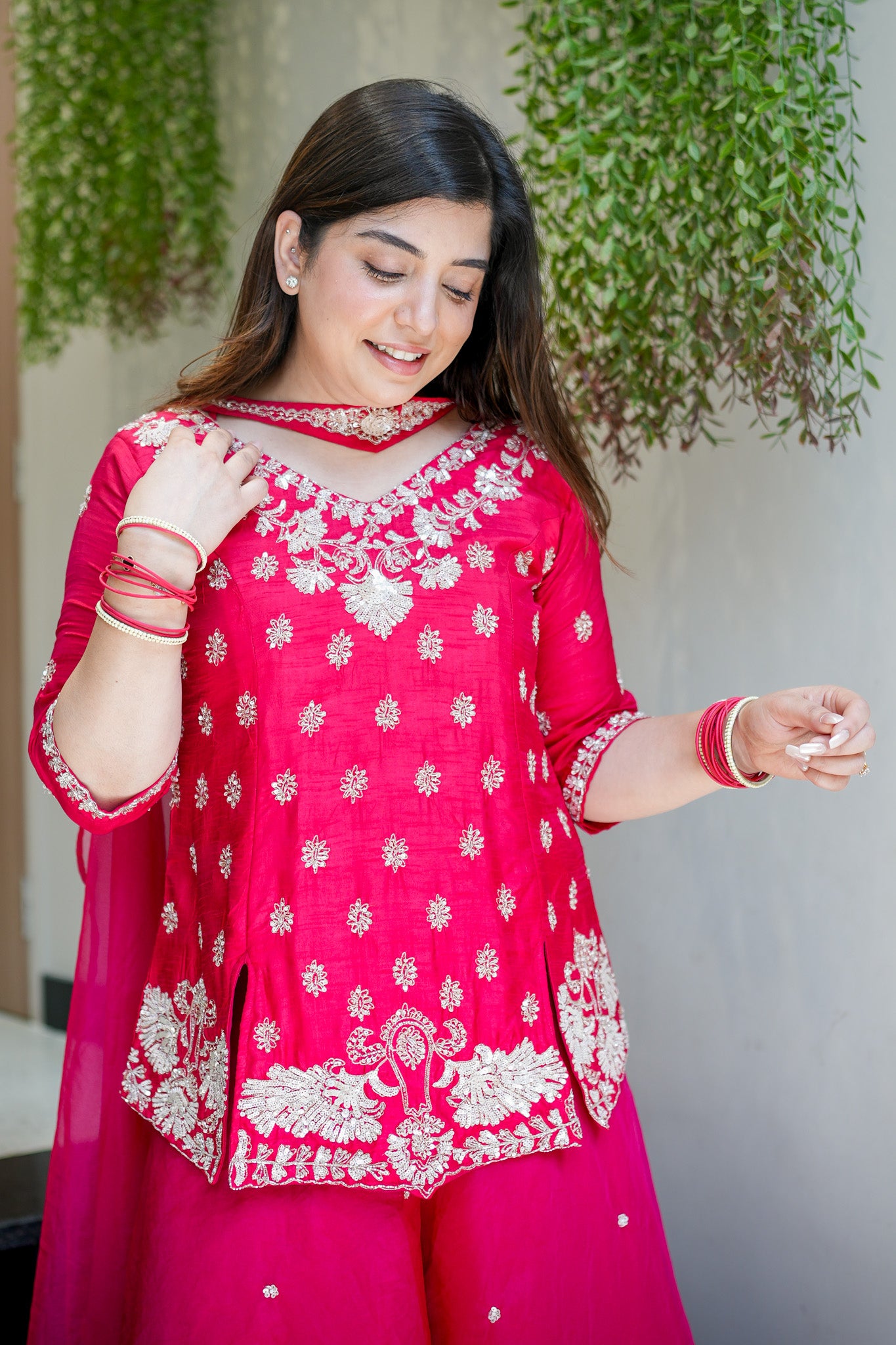 Raahat Hand Embroidered Garara Set